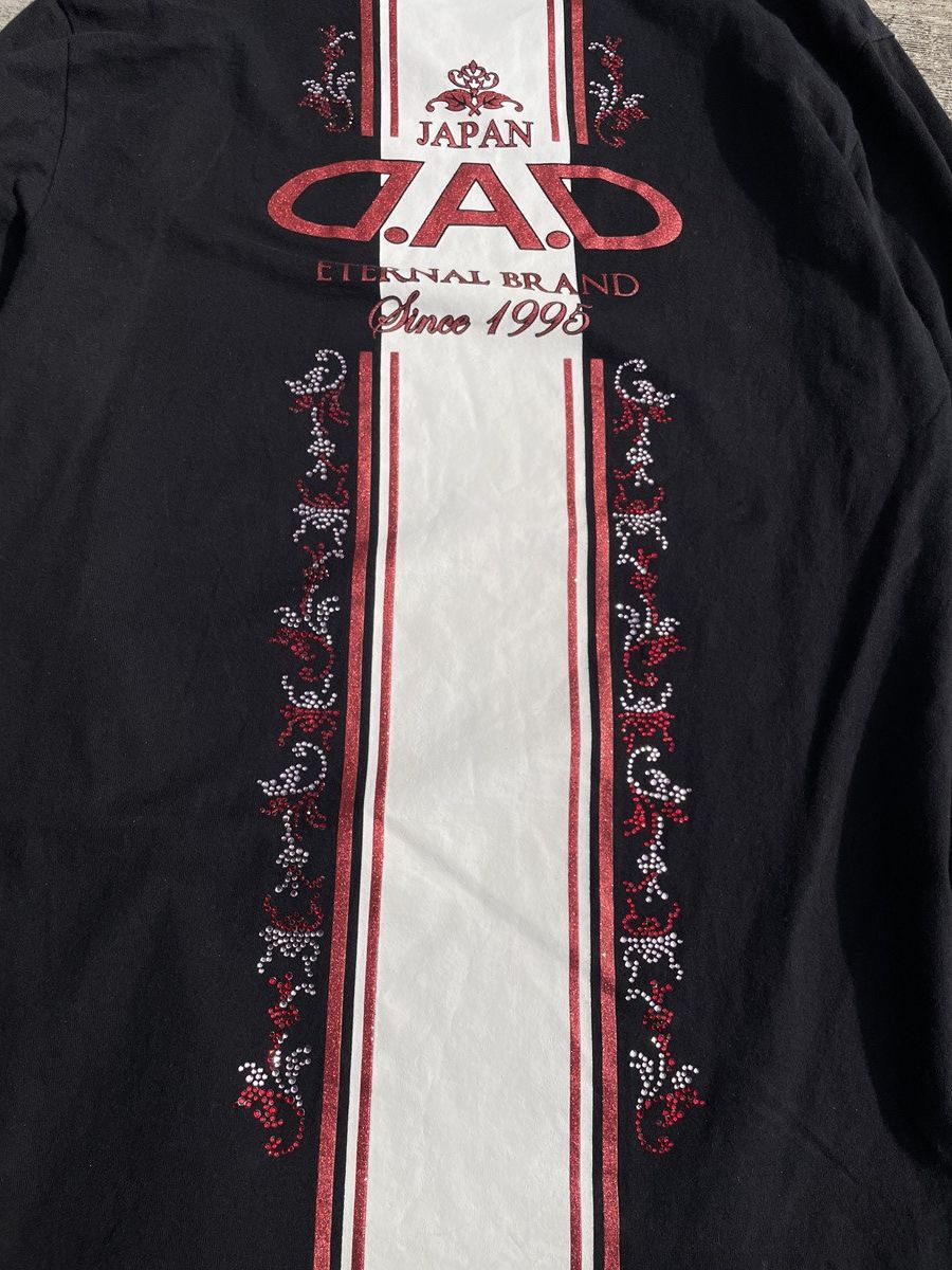 If Six Was Nine 2000s Japanese archive Vkei Glitter Poem Long Sleeve Tee Size US M / EU 48-50 / 2 - 7 Thumbnail