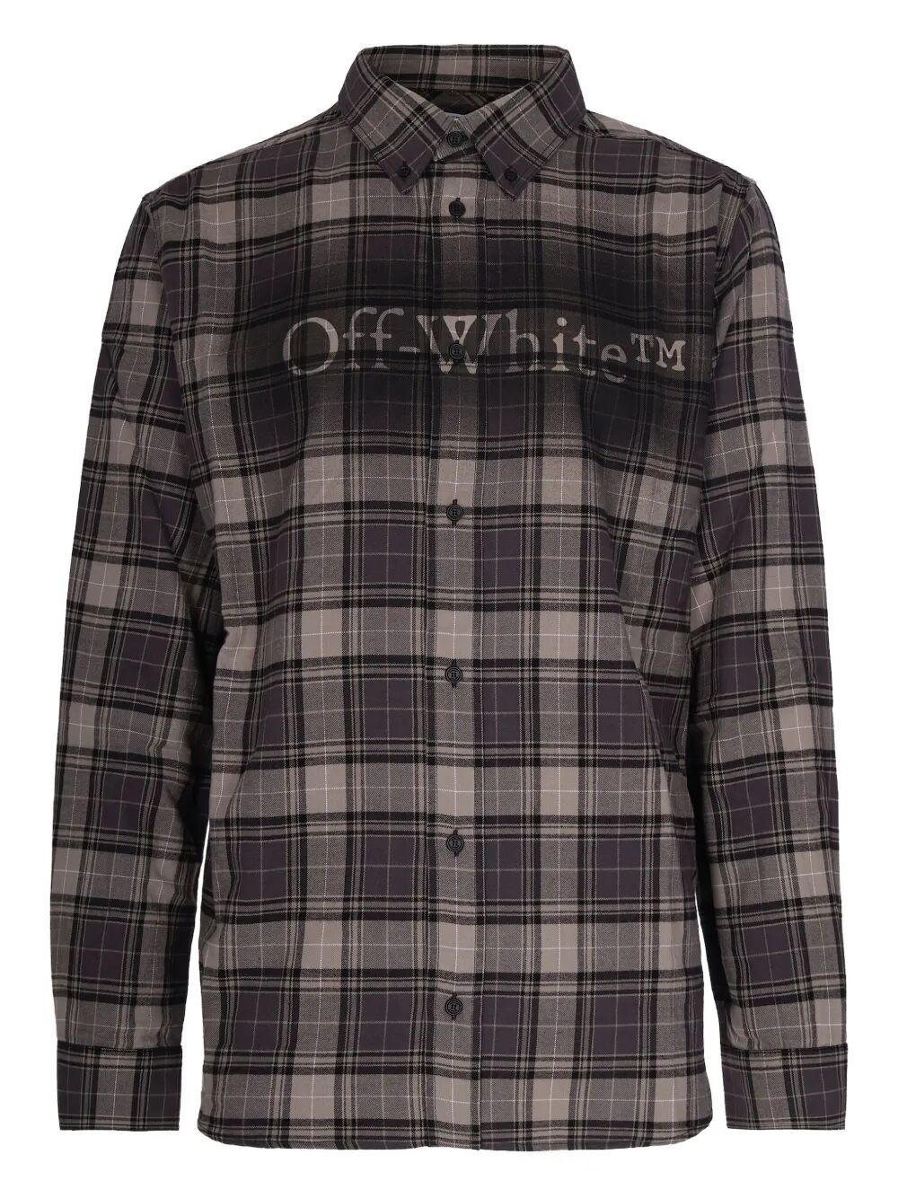 Off-White "SPRAY BOOK CHECK" FLAN REGULAR SHIRT Size XL / US 12-14 / IT 48-50 - 1 Thumbnail