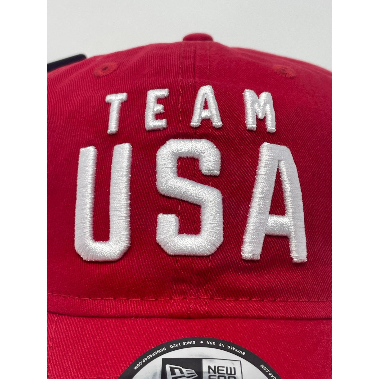 New Era New Era Team USA Olympics 9TWENTY Adjustable Hat Cap Red Men Size ONE SIZE - 3 Thumbnail