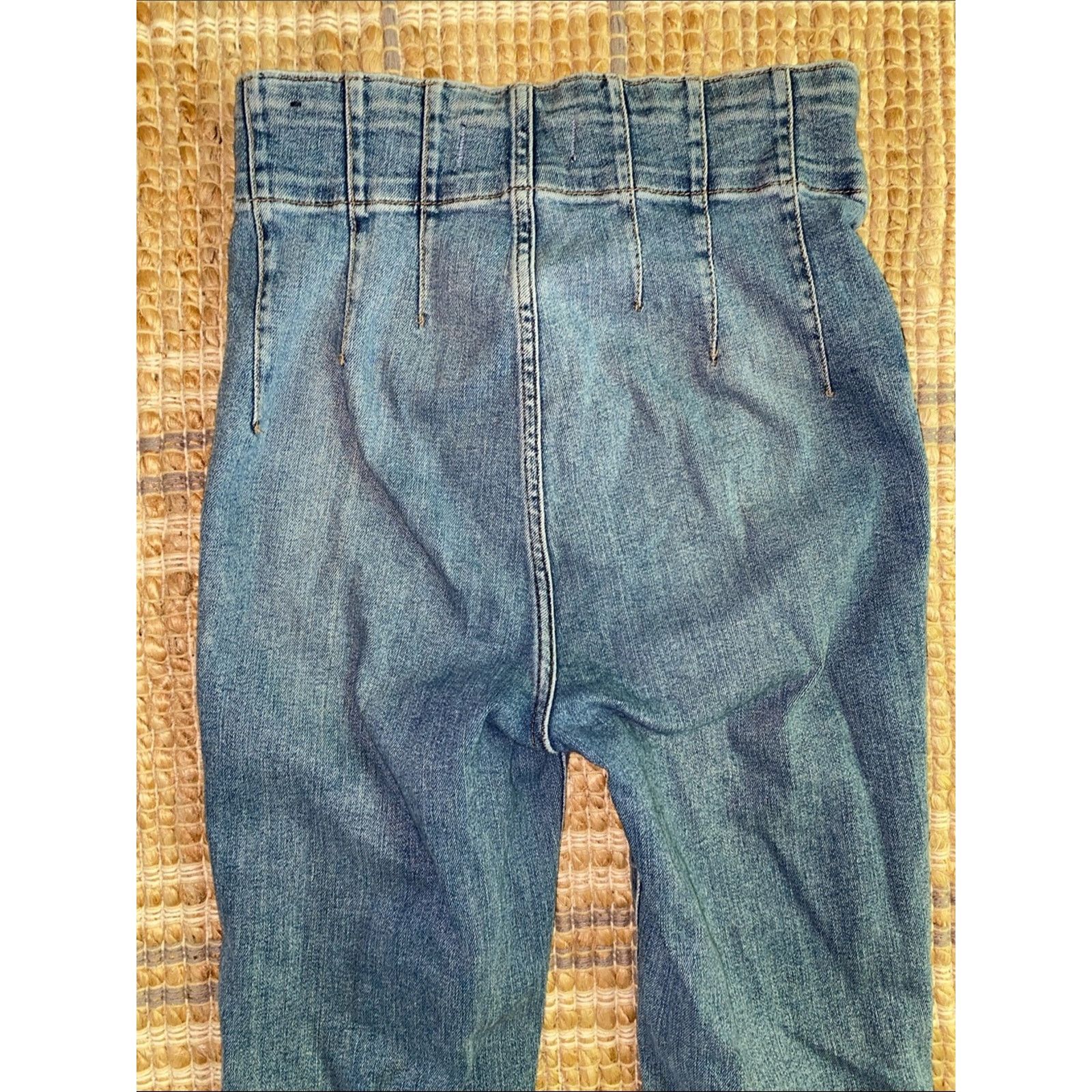 Free People We The Free $110 Jayde Flare Stretch Jeans 28” W INS 33” Size 28" / US 6 / IT 42 - 10 Thumbnail