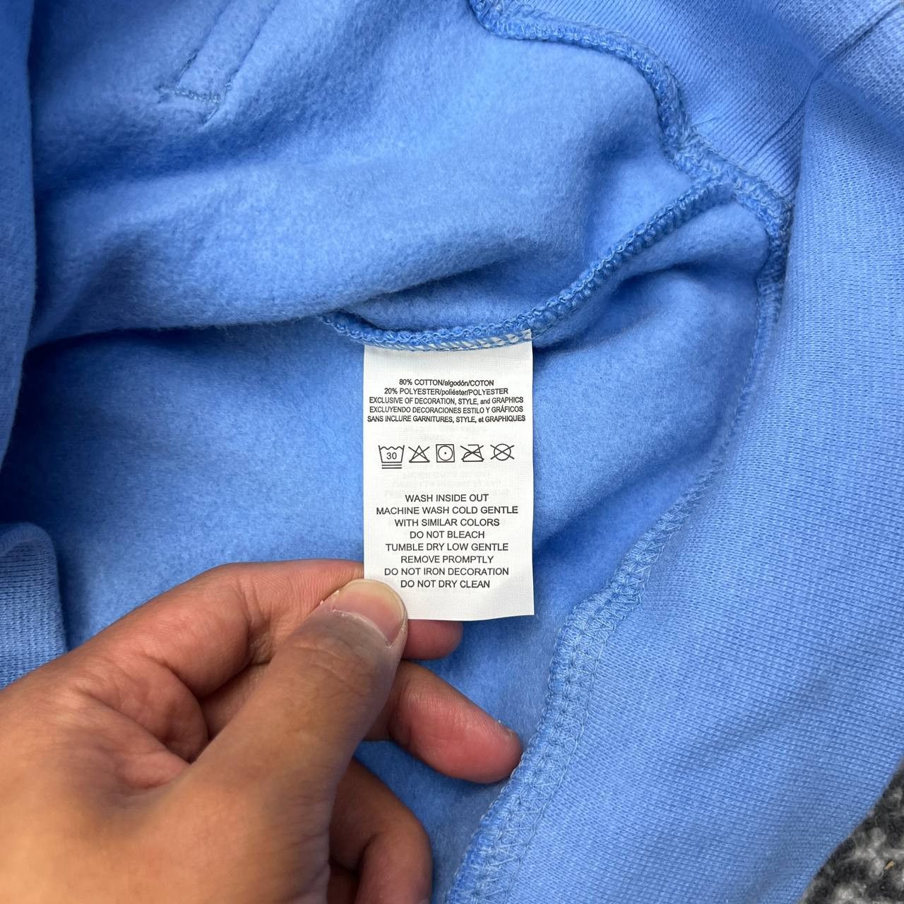 Other New York City FC Hoodie Men Large Blue MLS Pullover New L Size US L / EU 52-54 / 3 - 6 Thumbnail