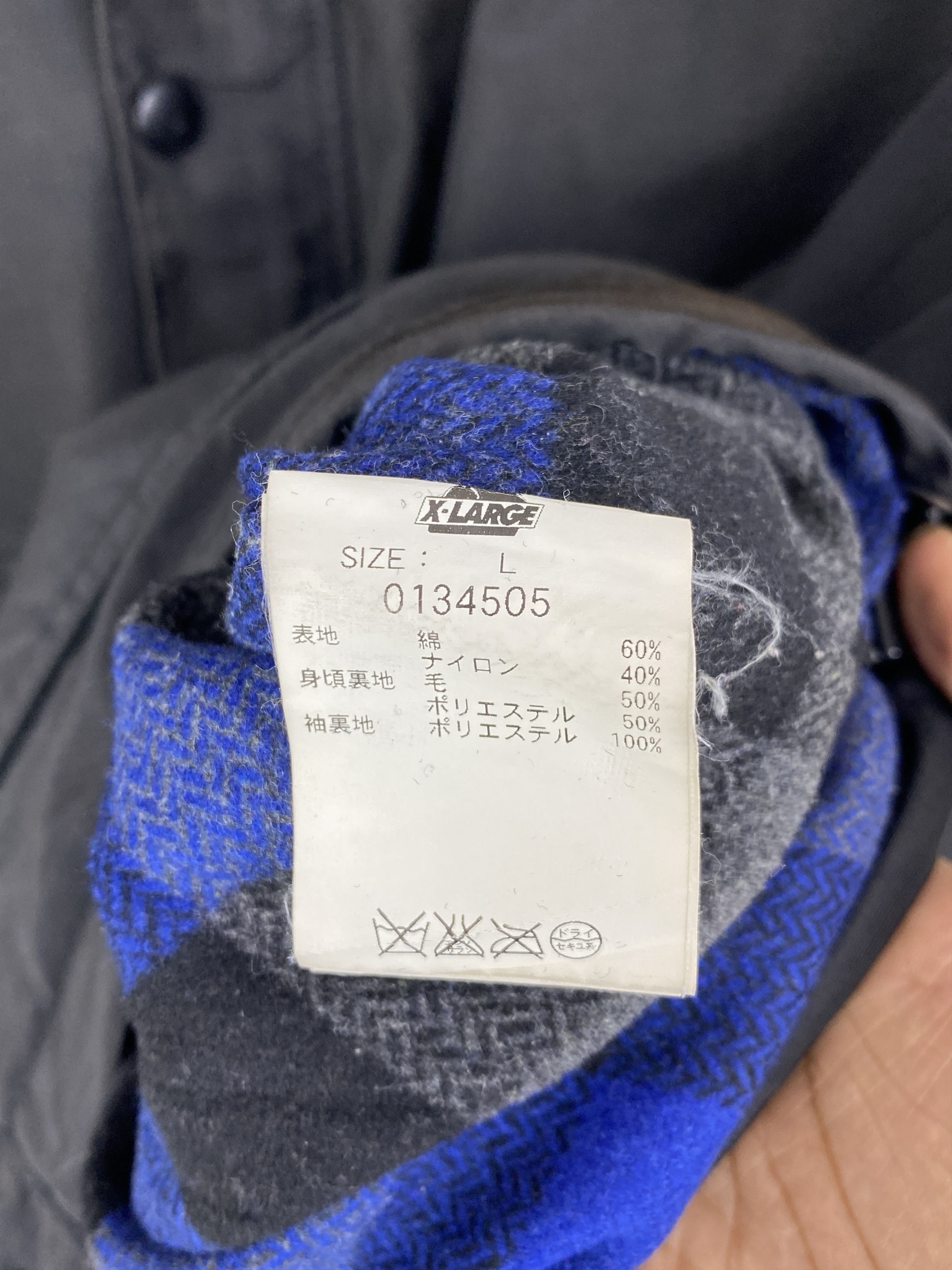 Xlarge Vintage X-Large Multi Pocket Faded Jacket With Hoodie J2047 Size US L / EU 52-54 / 3 - 12 Thumbnail