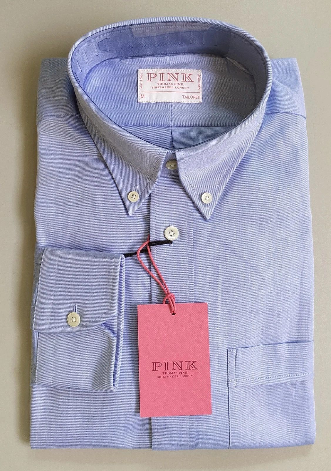 Thomas Pink Thomas Pink Tailored Fit Smart Casual Superfine Shirt T 0053 Size US M / EU 48-50 / 2 - 1 Thumbnail