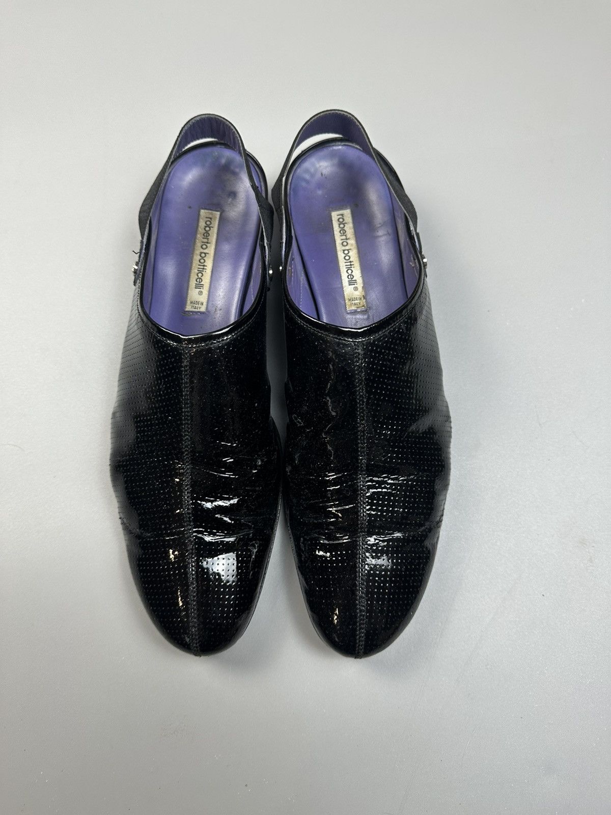 Roberto Botticelli Roberto Botticelli Vintage perforated leather shoes Size US 11.5 / EU 44-45 - 10 Thumbnail