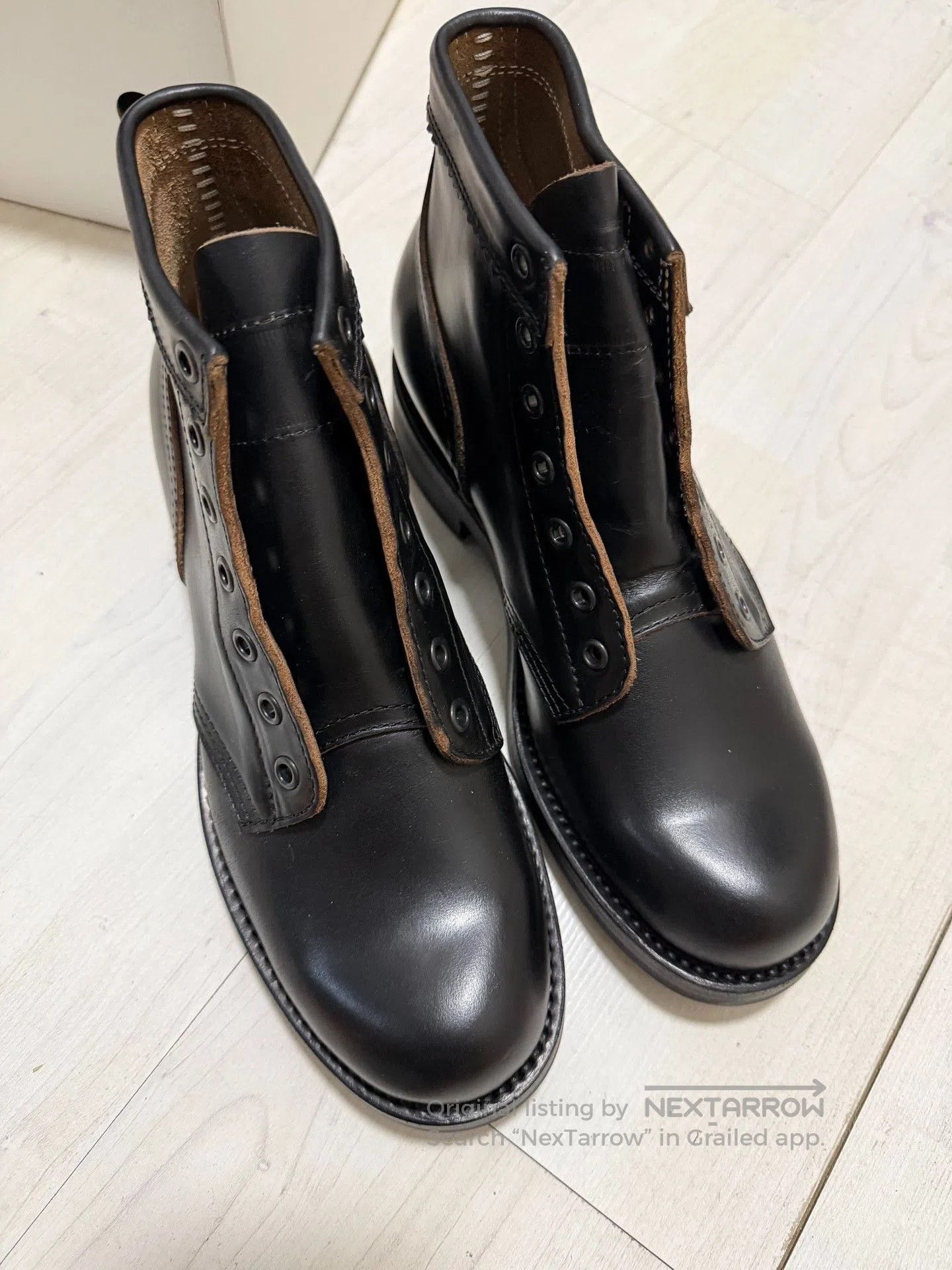 Vintage GRE A02 Goodyear Horween CXL Work Boots. Size US 8 / EU 41 - 6 Thumbnail