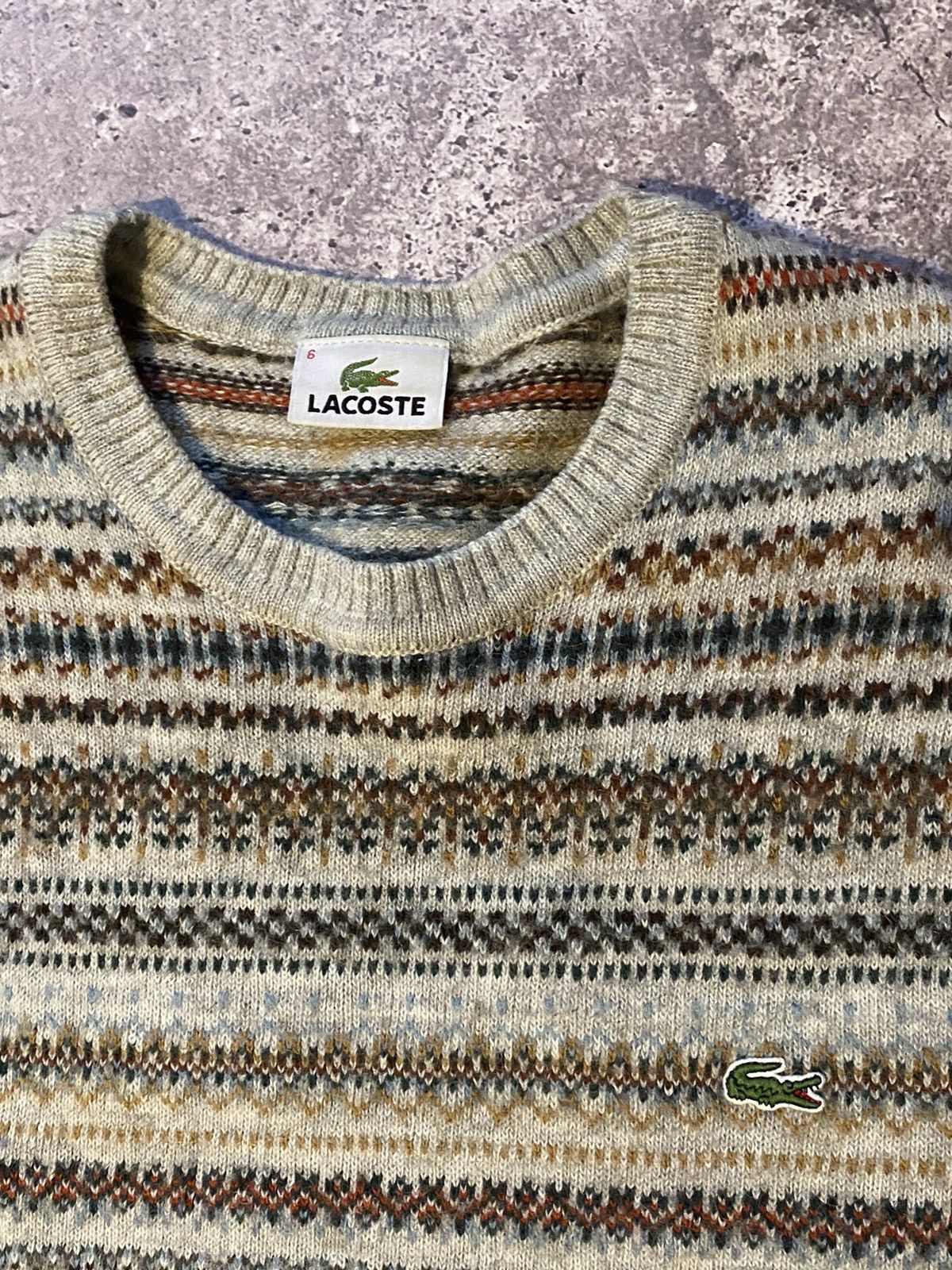 Lacoste Lacoste Vintage Sweater Knit Casual 90s Hype Rare Size US L / EU 52-54 / 3 - 4 Thumbnail