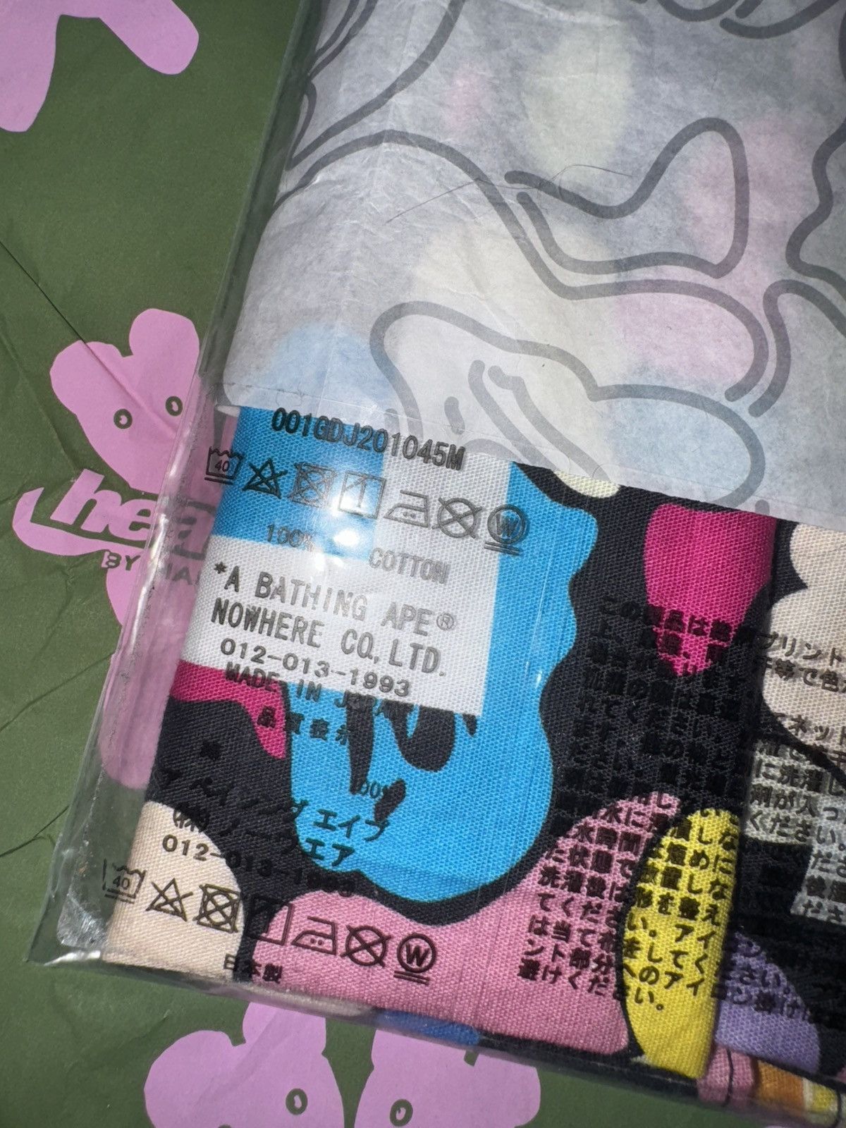 Bape A BATHING APE MULTI CAMO NYC LOGO BANDANA Size ONE SIZE - 3 Thumbnail