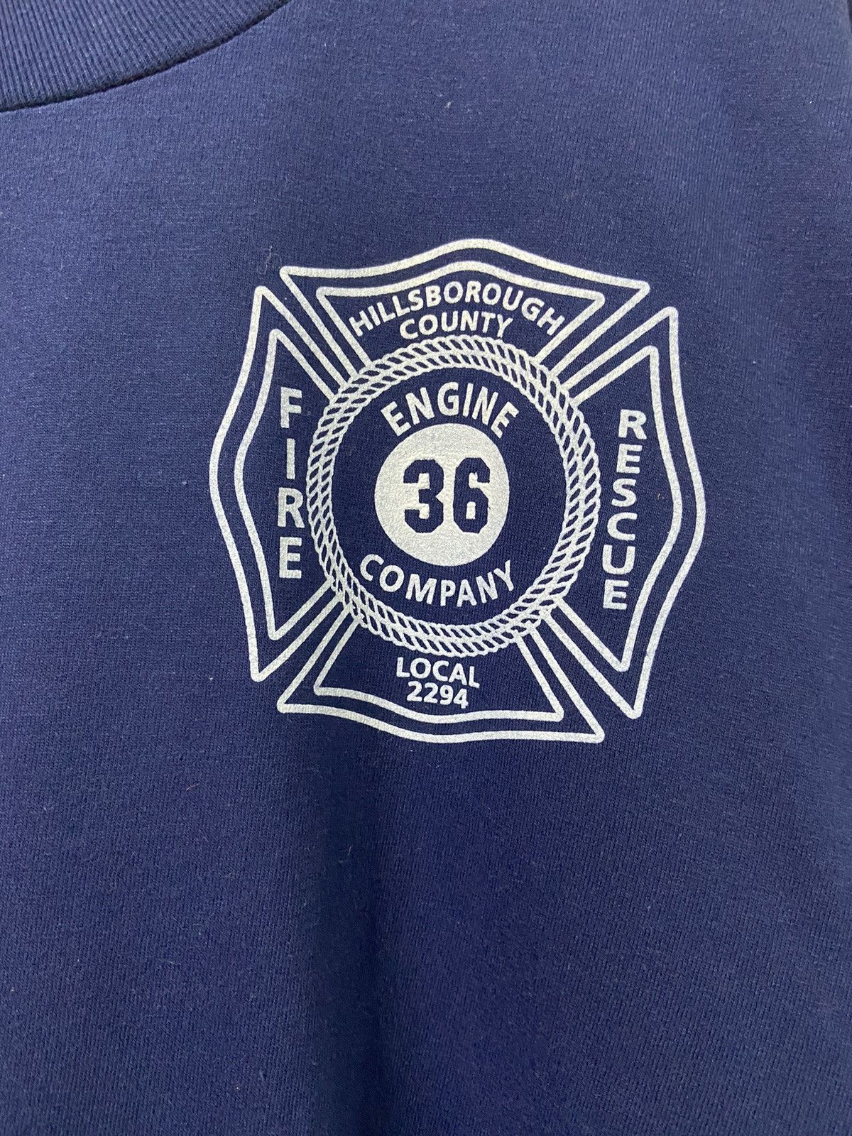 Vintage Vintage Fire Rescue Engine 36 Company Size US XL / EU 56 / 4 - 4 Thumbnail