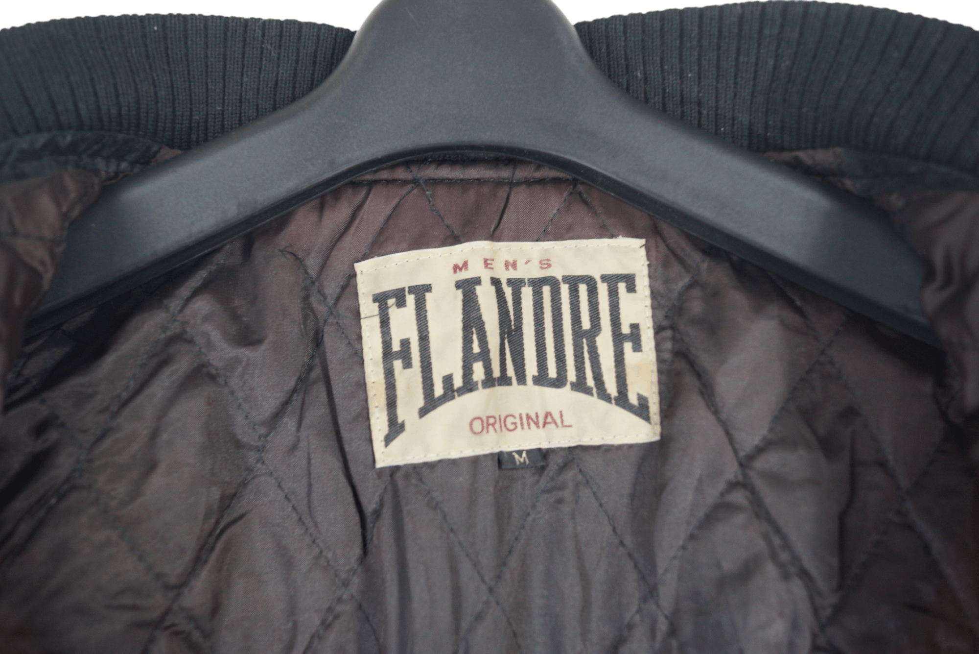 Vintage Ment Flandre Bomber Leather Jacket Black Nice Design Size US M / EU 48-50 / 2 - 3 Thumbnail