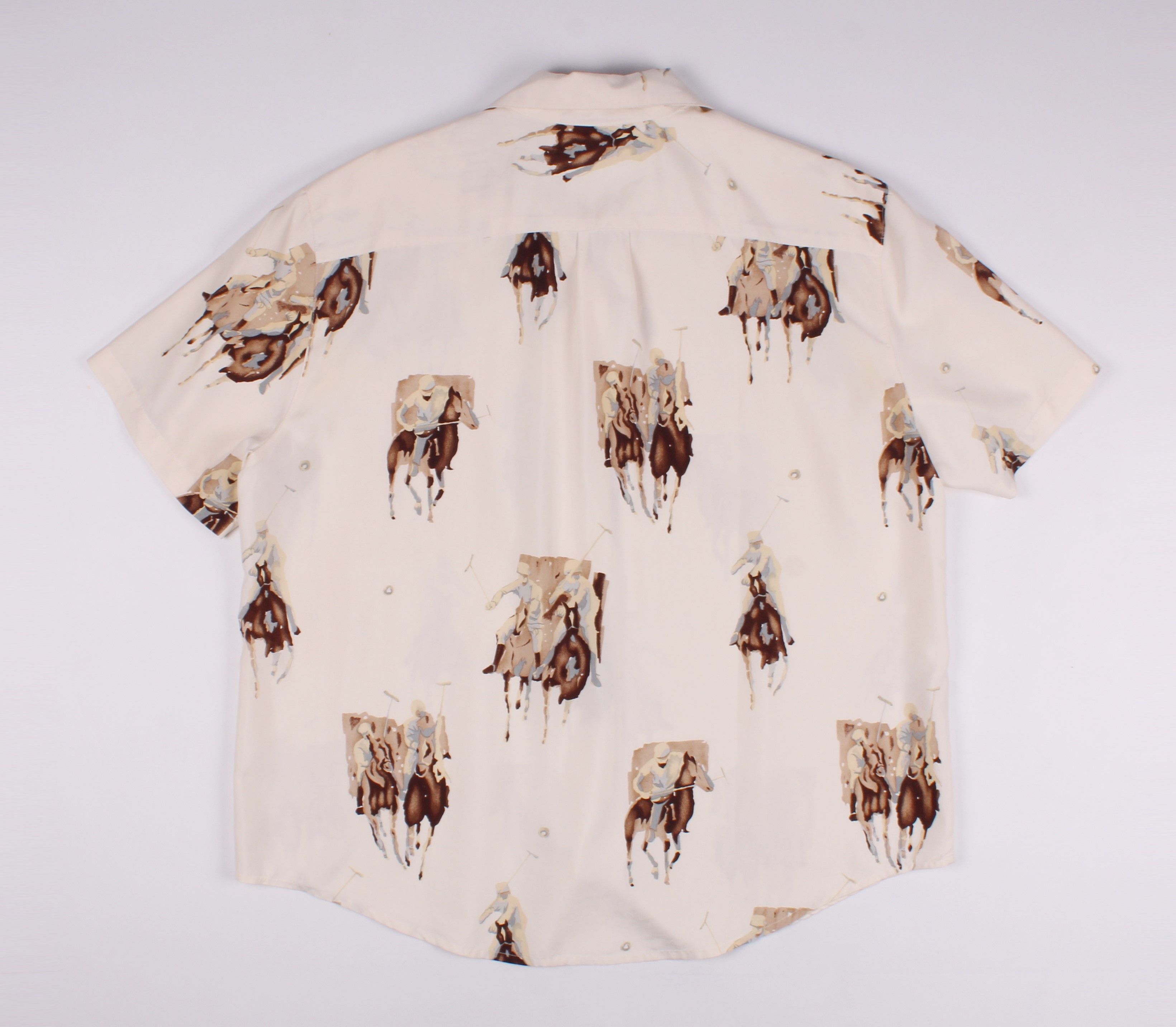 Jones New York × Vintage Vintage Jones New York Polo Printed Silk Shirt Size L / US 10 / IT 46 - 7 Thumbnail