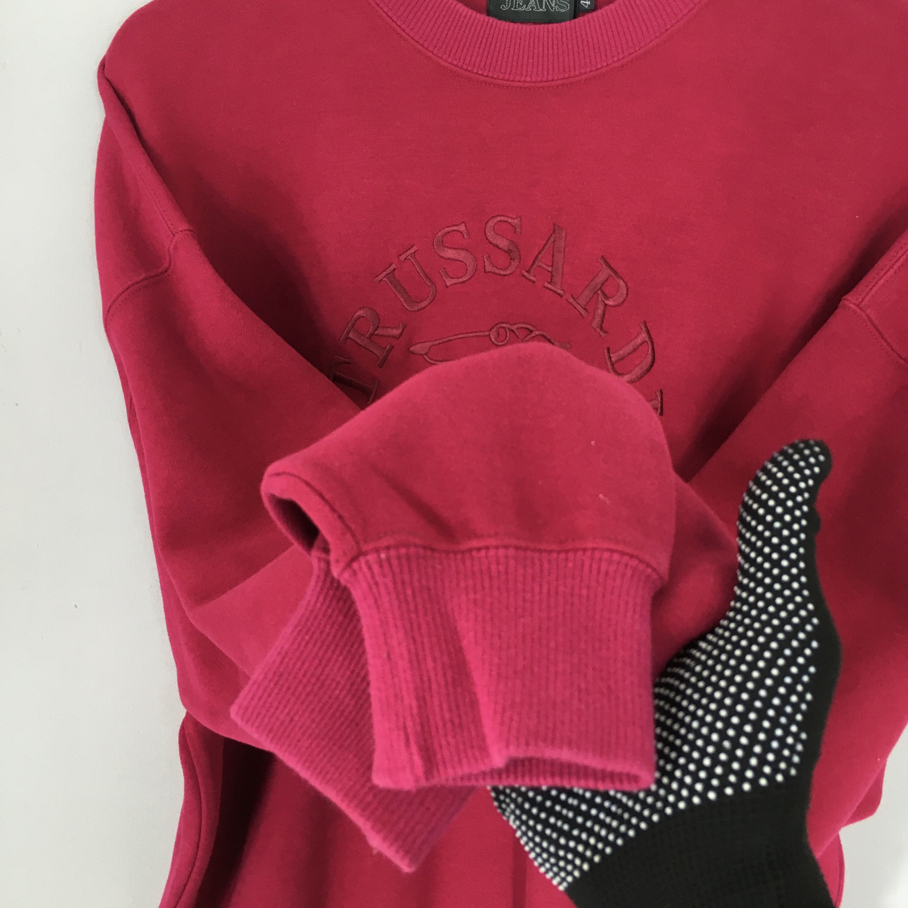 Trussardi × Vintage Vintage Trussardi Jeans Italy Sweatshirt Large Size US L / EU 52-54 / 3 - 4 Thumbnail