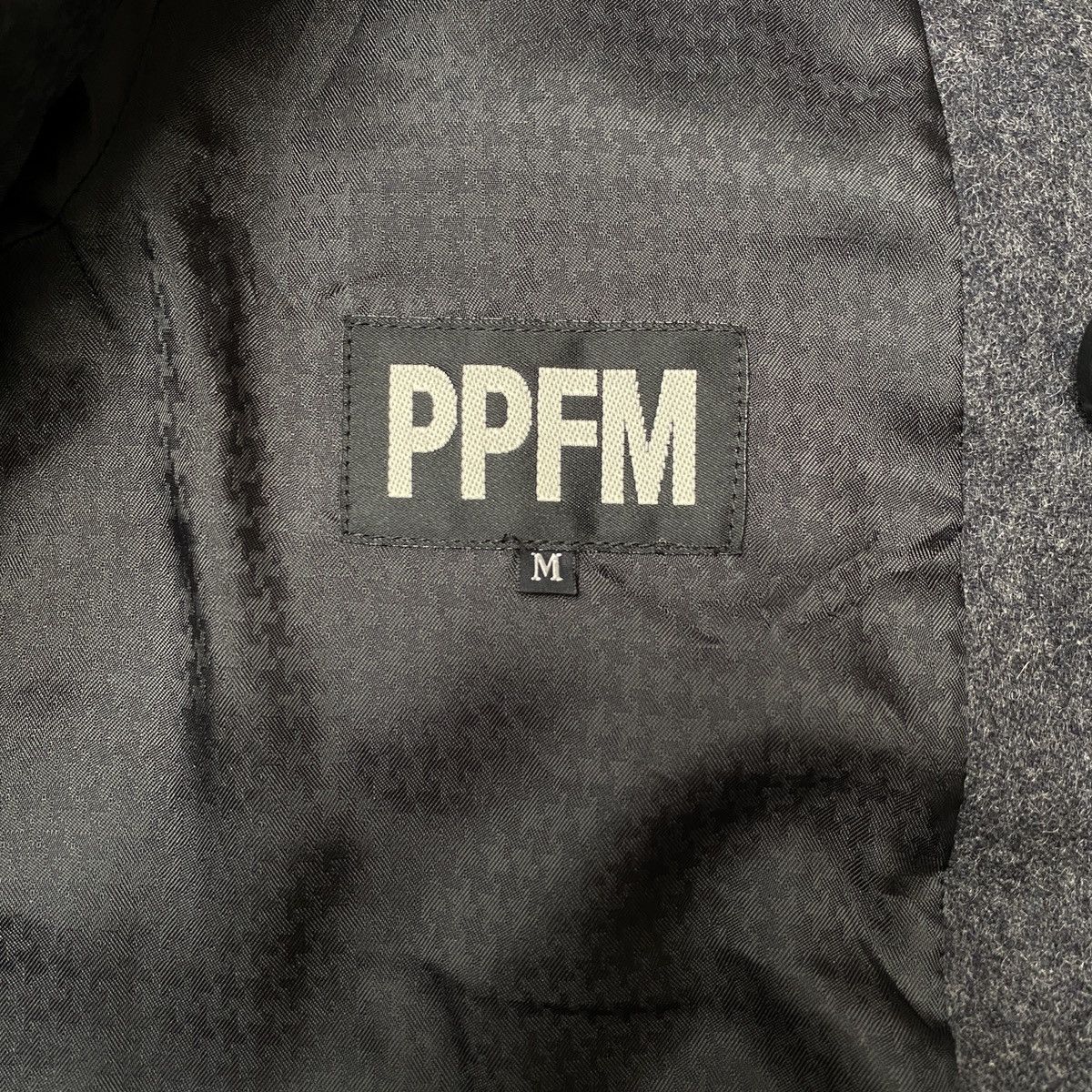 PPFM Vintage Japanese Brand PPFM Wool Jacket 1990s Size US M / EU 48-50 / 2 - 8 Thumbnail