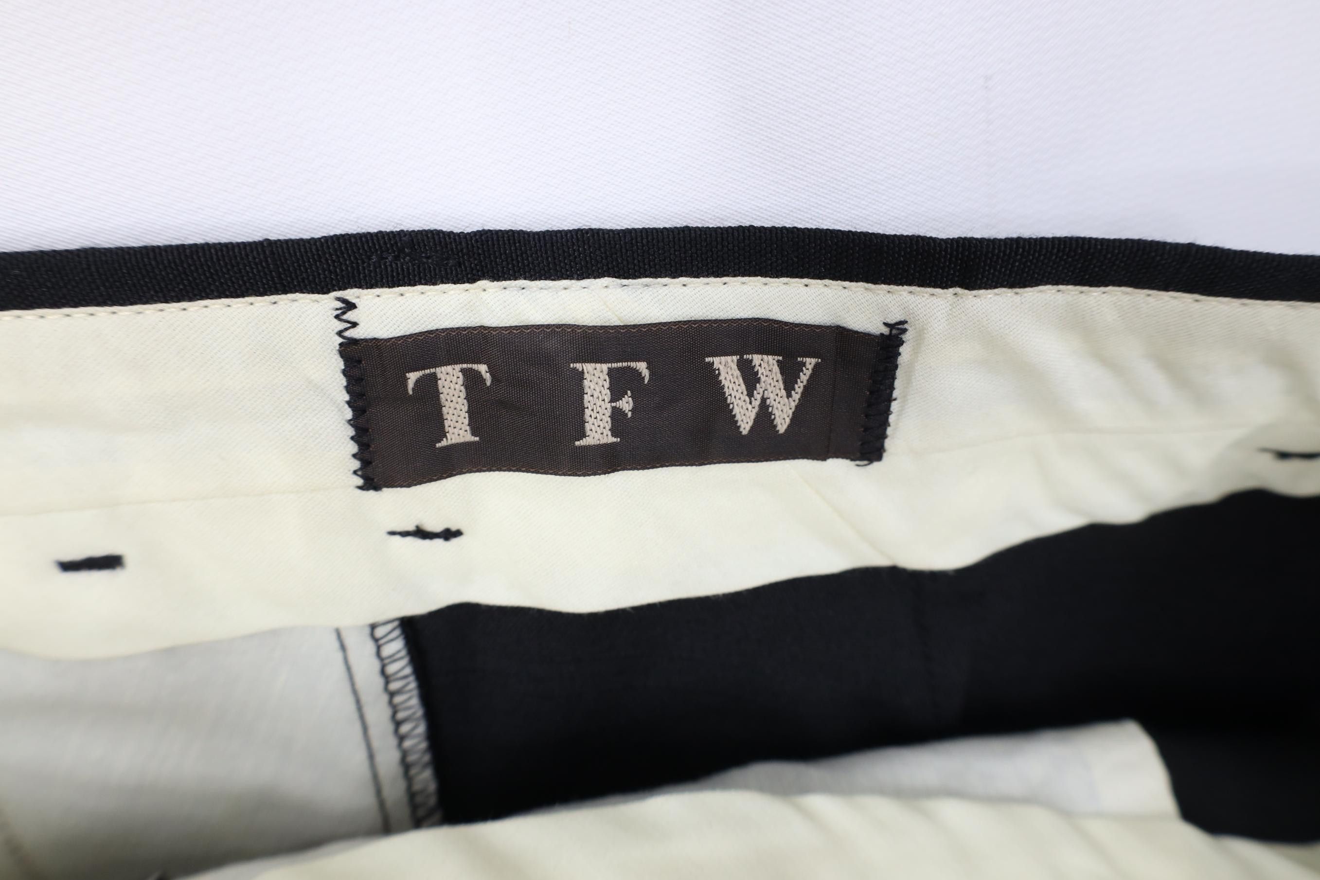 Vintage Vintage 90s Hollywood Regency Gabardine High Waisted Pants Size US 30 / EU 46 - 8 Thumbnail
