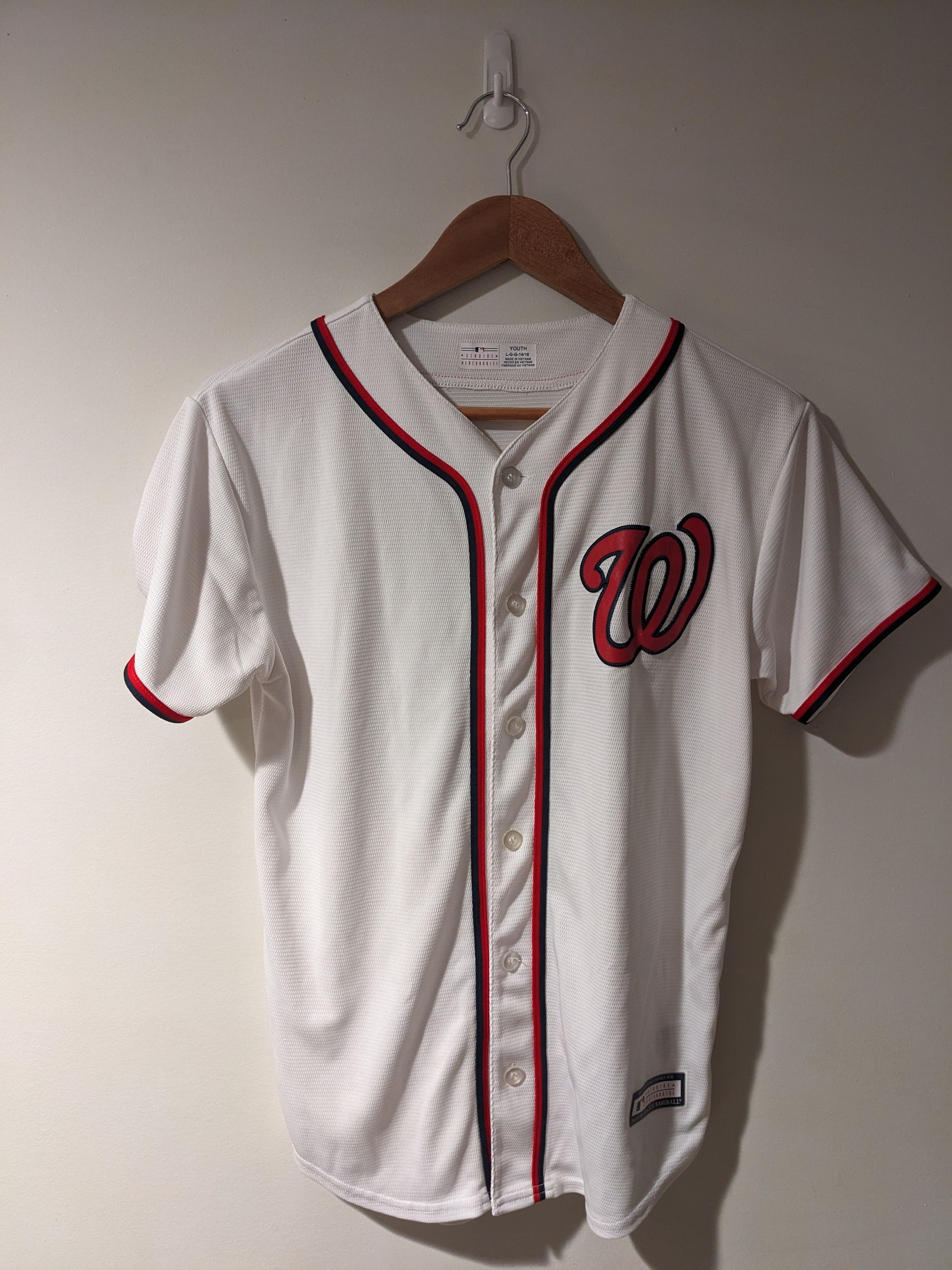 MLB × Vintage Juan Soto Washington Nationals MLB YOUTH Large Jersey Size US L / EU 52-54 / 3 - 4 Thumbnail