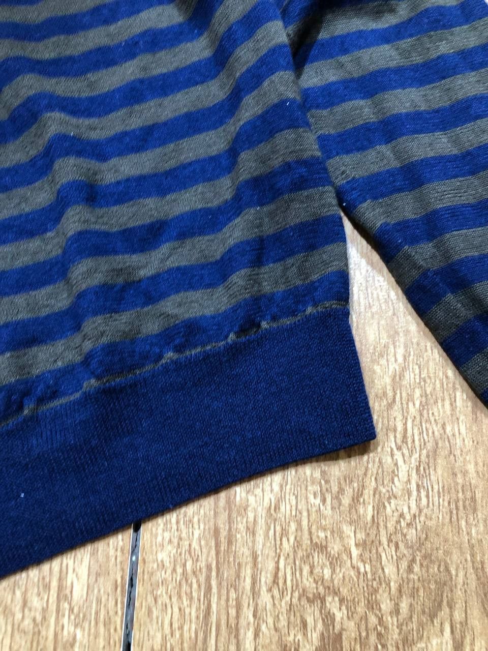 Fred Perry Fred Perry V-Neck Jumper Sweater Striped Cotton BY13 Size US L / EU 52-54 / 3 - 5 Thumbnail