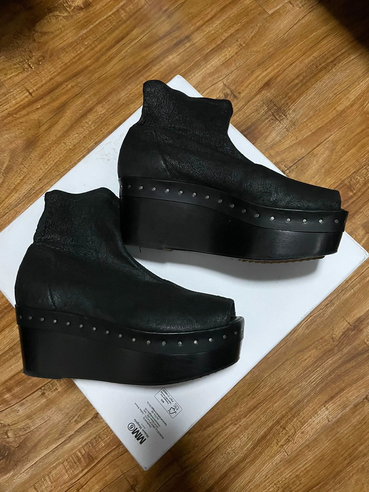 Rick Owens Rick Owens Sheepskin OpenToe Mule EU35 New Tried On Size US 4.5 / IT 34.5 - 2 Thumbnail