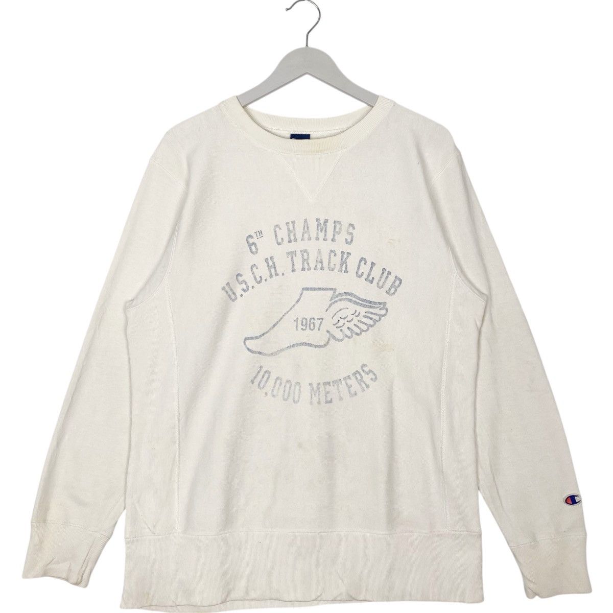 Champion Vintage Champion Sportwear Sweatshirt Crewneck White Size M Size US M / EU 48-50 / 2 - 1 Thumbnail