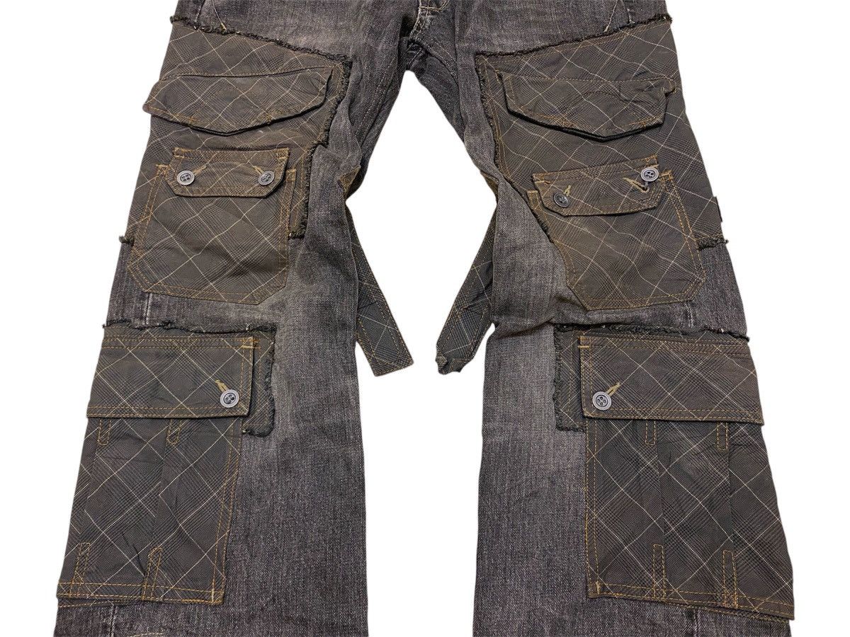If Six Was Nine × Japanese Brand × Nicole Club Nicole Club Multipocket Cargo Bondage Jeans Size US 32 / EU 48 - 5 Thumbnail