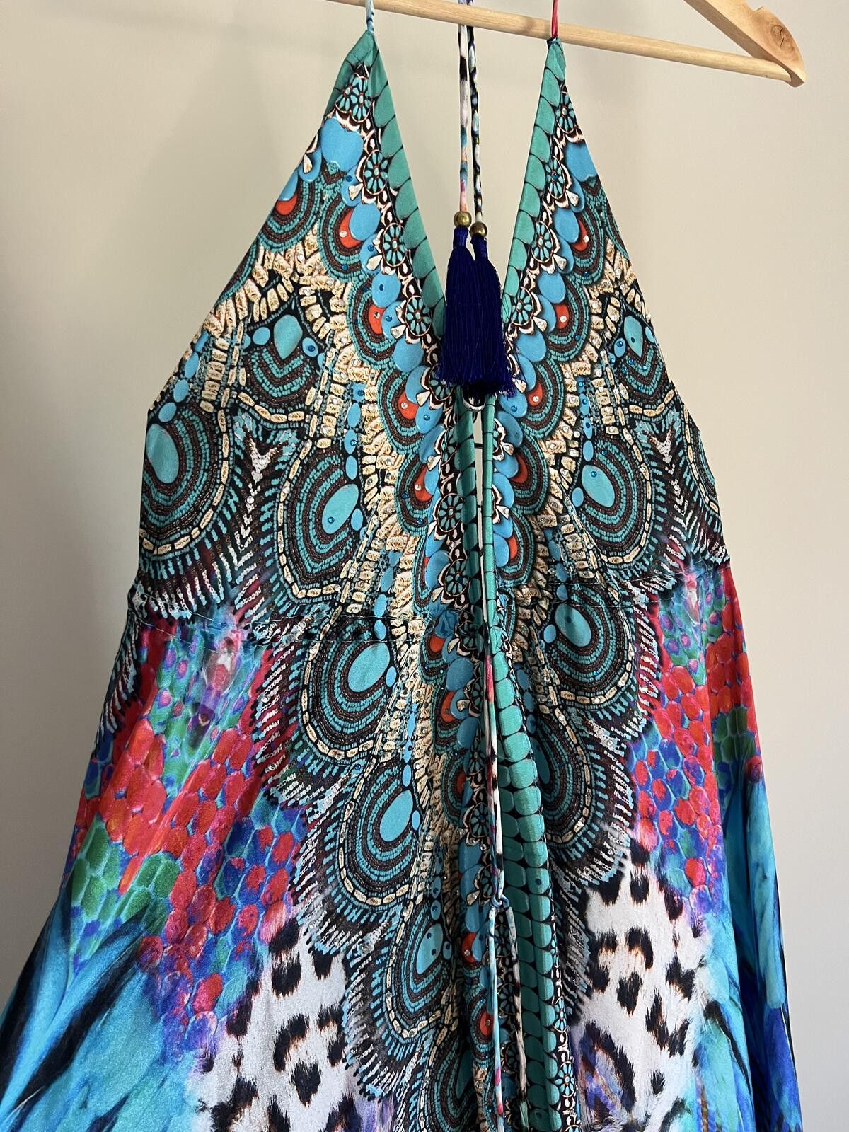 Other La Moda True Colors Animal Print Maxi Dress - High-Low Hem Size M / US 6-8 / IT 42-44 - 2 Thumbnail