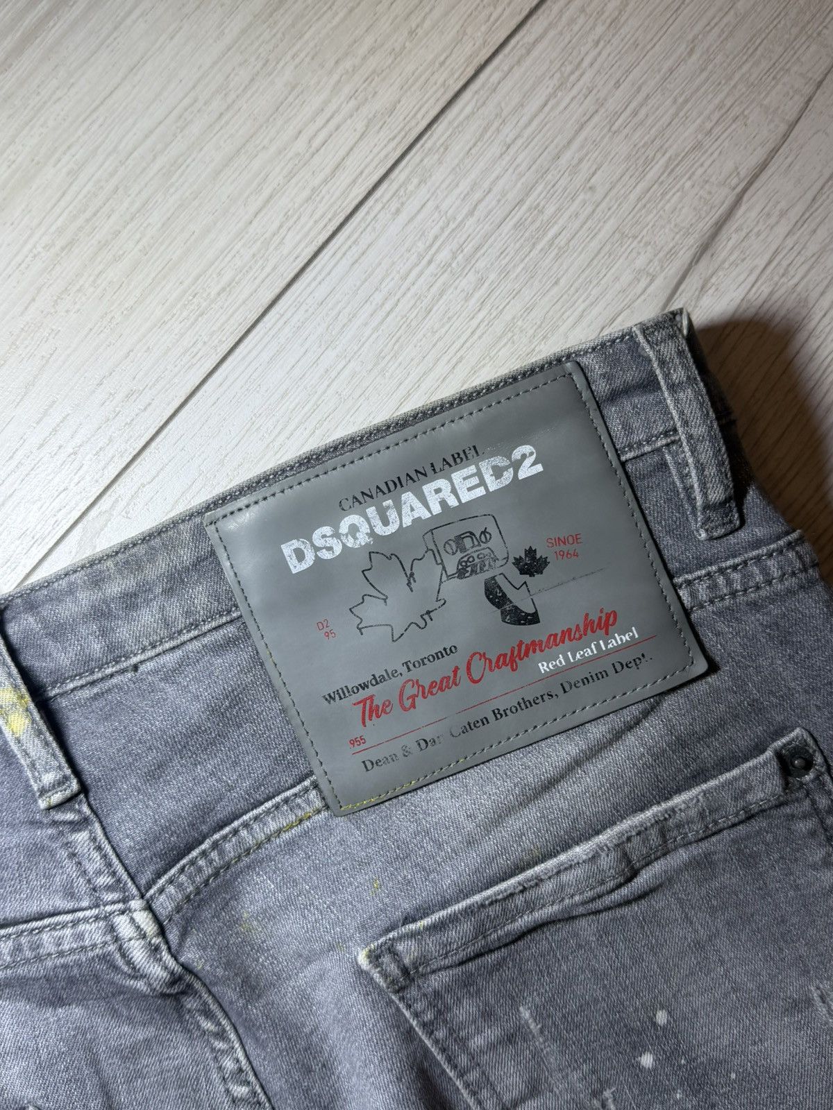 Dsquared2 🔥SLIM FIT DSQUARED2 ITALY JEANS RARE DENIM DRIP Size US 34 / EU 50 - 7 Thumbnail
