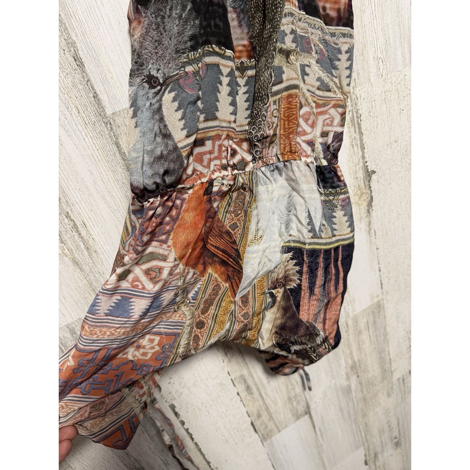 Allsaints All Saints Play suits 100% Silk and Leather Size 8 Size 30" / US 8 / IT 44 - 11 Thumbnail