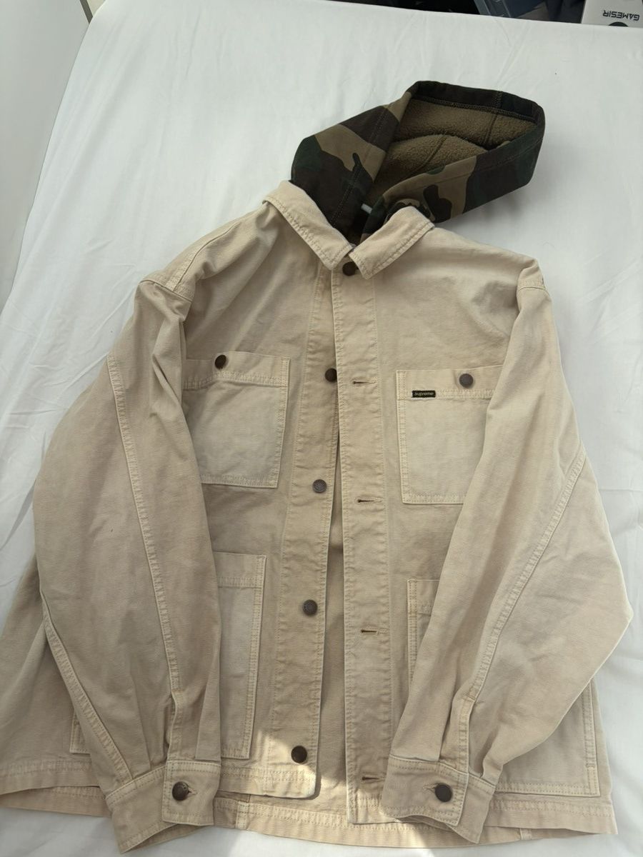 Supreme Supreme Worn Hooded Chore coat Size US L / EU 52-54 / 3 - 2 Thumbnail