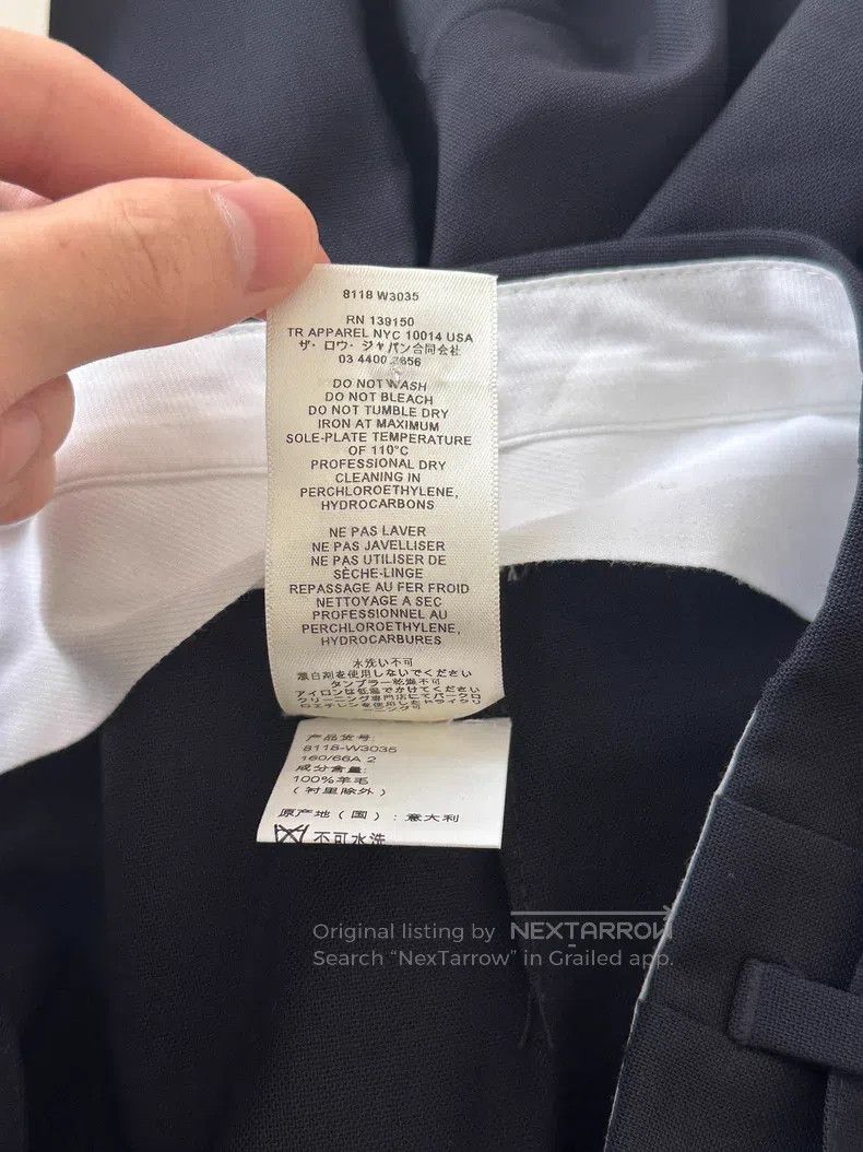 The Row The Row size 2 Navy blue wool trousers Size 24" / US 00 / IT 34 - 7 Thumbnail