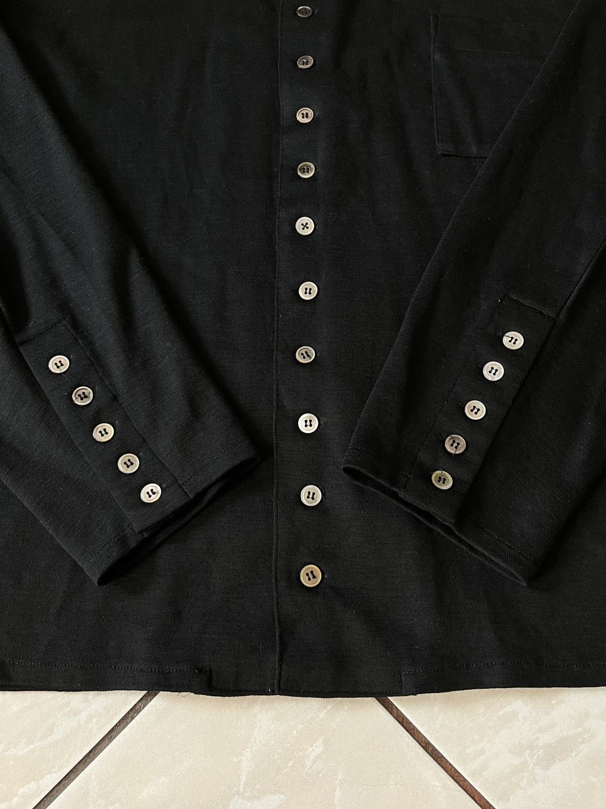 Yohji Yamamoto Yohji Yamamoto Pour Homme Pocket Cardigan Sweater Button up Size US L / EU 52-54 / 3 - 6 Thumbnail