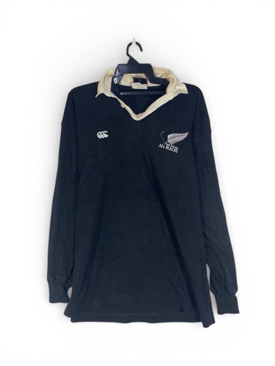 Canterbury of New Zealand Vintage 90s canterbury rugby shirt all black new zealand L Size US L / EU 52-54 / 3 - 1 Thumbnail