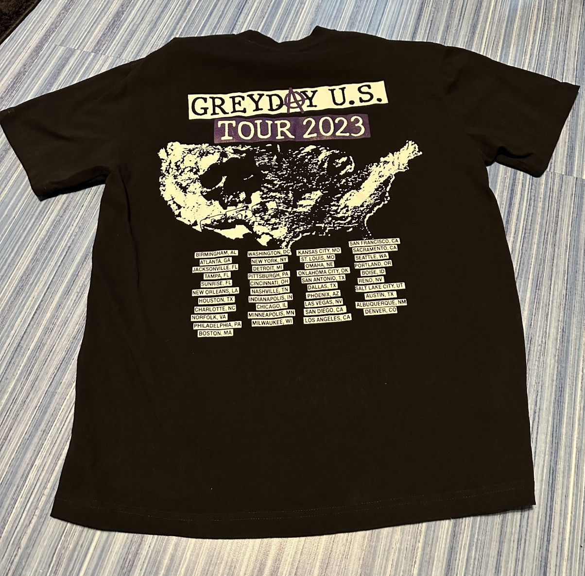 G59 Records Greyday 2023 Tour Tee Size US L / EU 52-54 / 3 - 2 Thumbnail