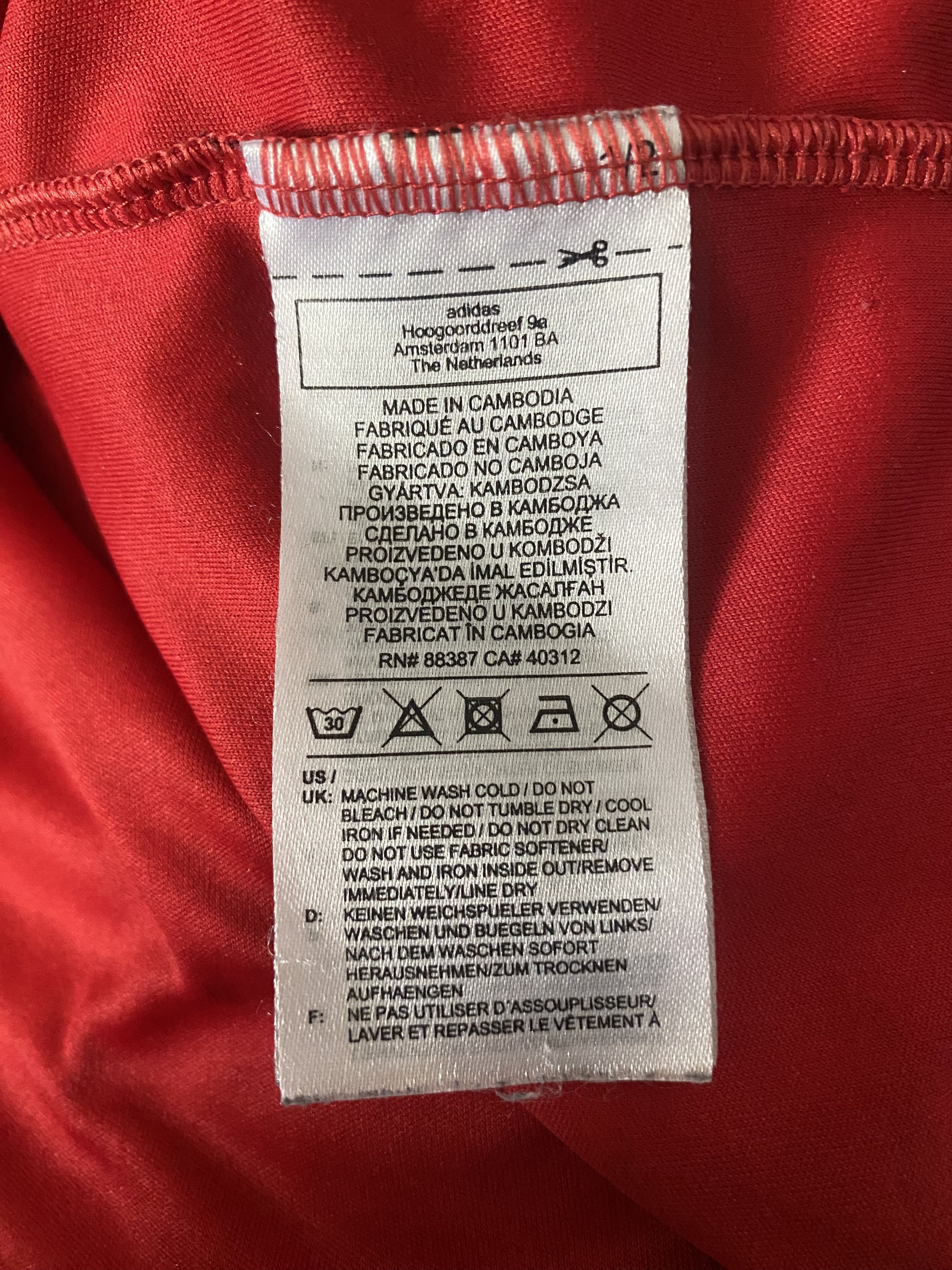 Adidas MANCHESTER UNITED F.C. 2020 -2021 - Adidas - 2XL - UNIQUE Size US XXL / EU 58 / 5 - 5 Thumbnail