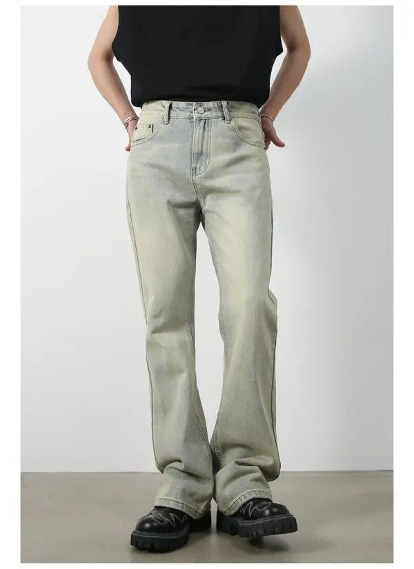 Japanese Brand Mayuko x Shia Japanese trendy straight flared casual jeans Size US 32 / EU 48 - 1 Thumbnail