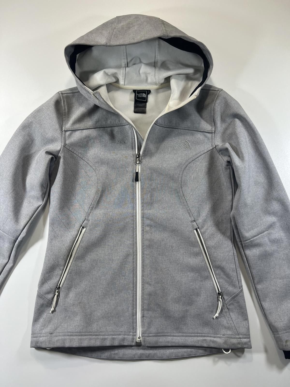 The North Face The North Face Gray Softshell Hooded Jacket women’s S Size US M / EU 48-50 / 2 - 1 Thumbnail
