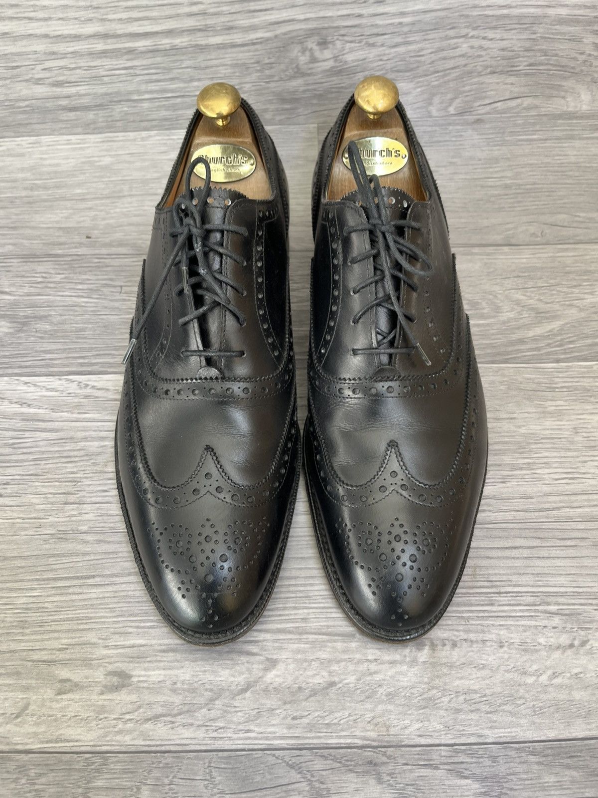 Edward Green Edward green oxford wingtip leather shoes sz 9 Size US 9 / EU 42 - 2 Thumbnail