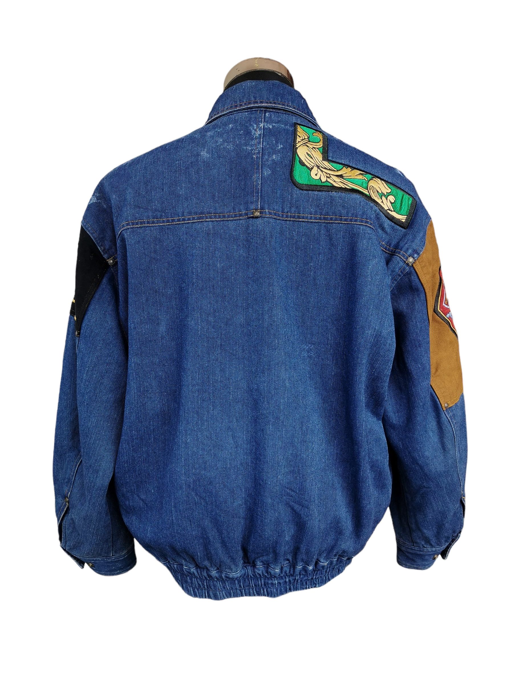Japanese Brand × Lancel × Vintage Vintage Lancel Paris Embroidery Patchwork Denim Jacket Size US L / EU 52-54 / 3 - 13 Thumbnail