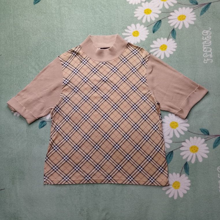 Burberry × Vintage Vintage Burberry Golf Nova Check Size L / US 10 / IT 46 - 1 Thumbnail