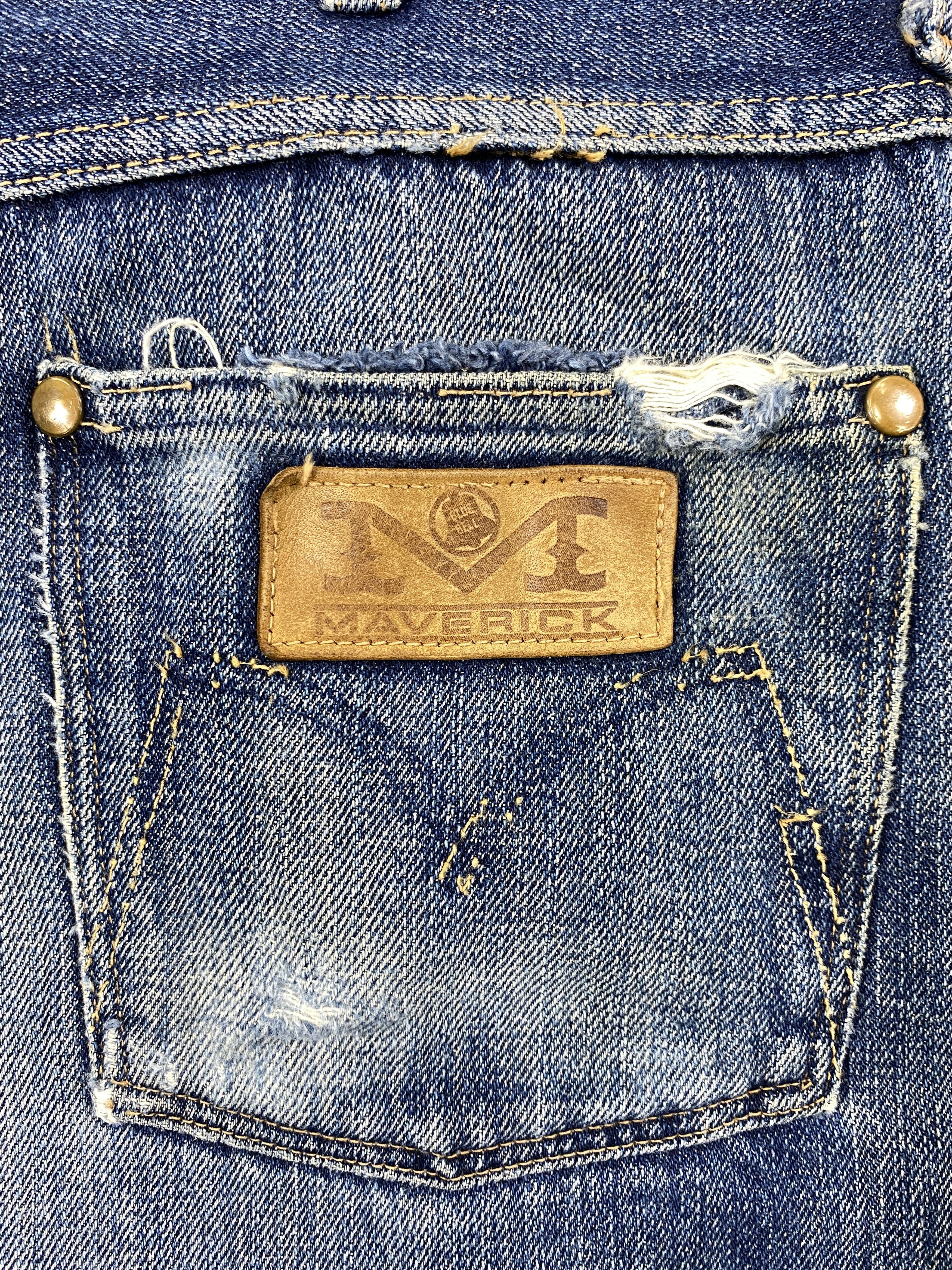 Kapital Vintage Redline Maverick kapital style 29x35 Denim -JN1309 Size US 29 - 10 Thumbnail