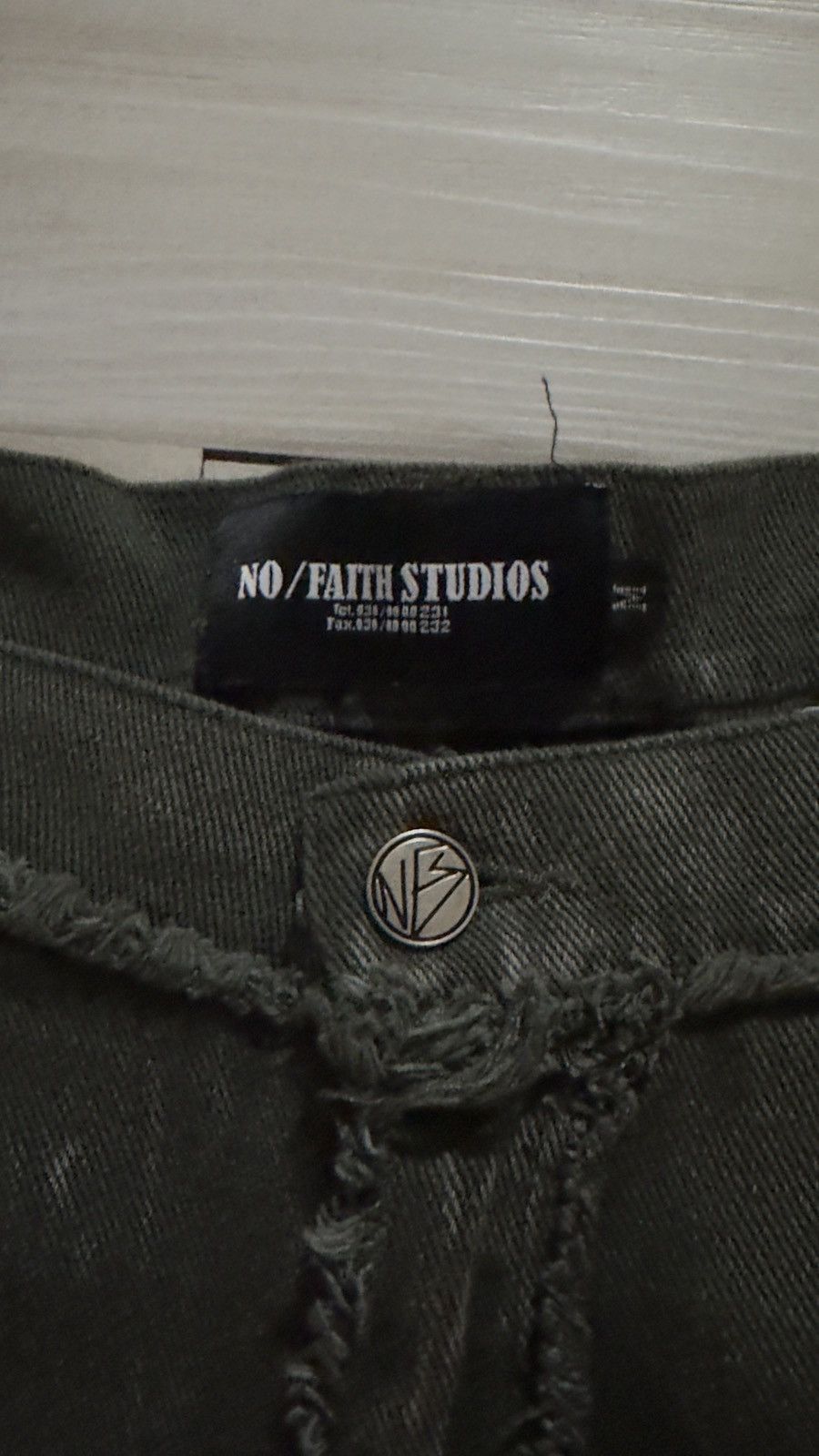 No Faith Studios No Faith Studios Wide Leg Baggy Pocket Jeans Size US 31 - 2 Thumbnail