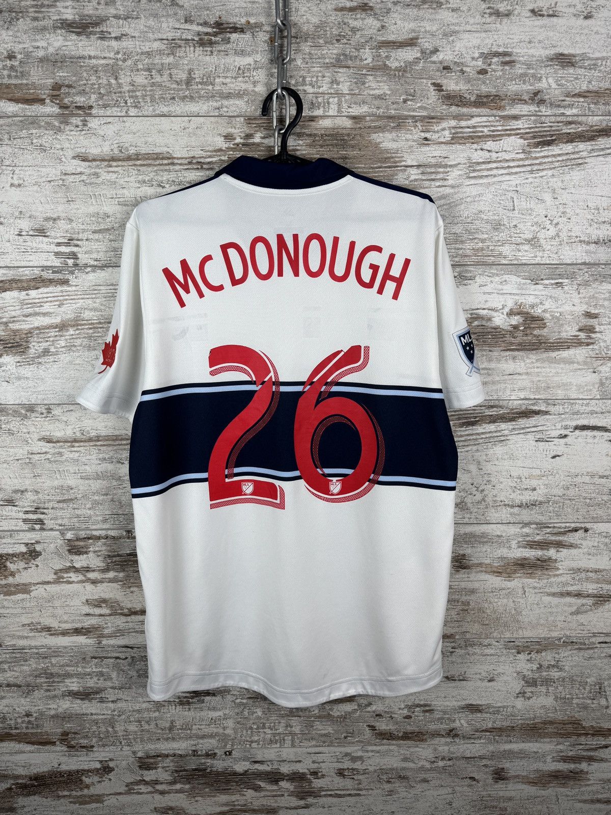 Adidas Mens Vintage Vancouver Whitecaps FC Mc Donough T-Shirt tee Size US M / EU 48-50 / 2 - 1 Thumbnail