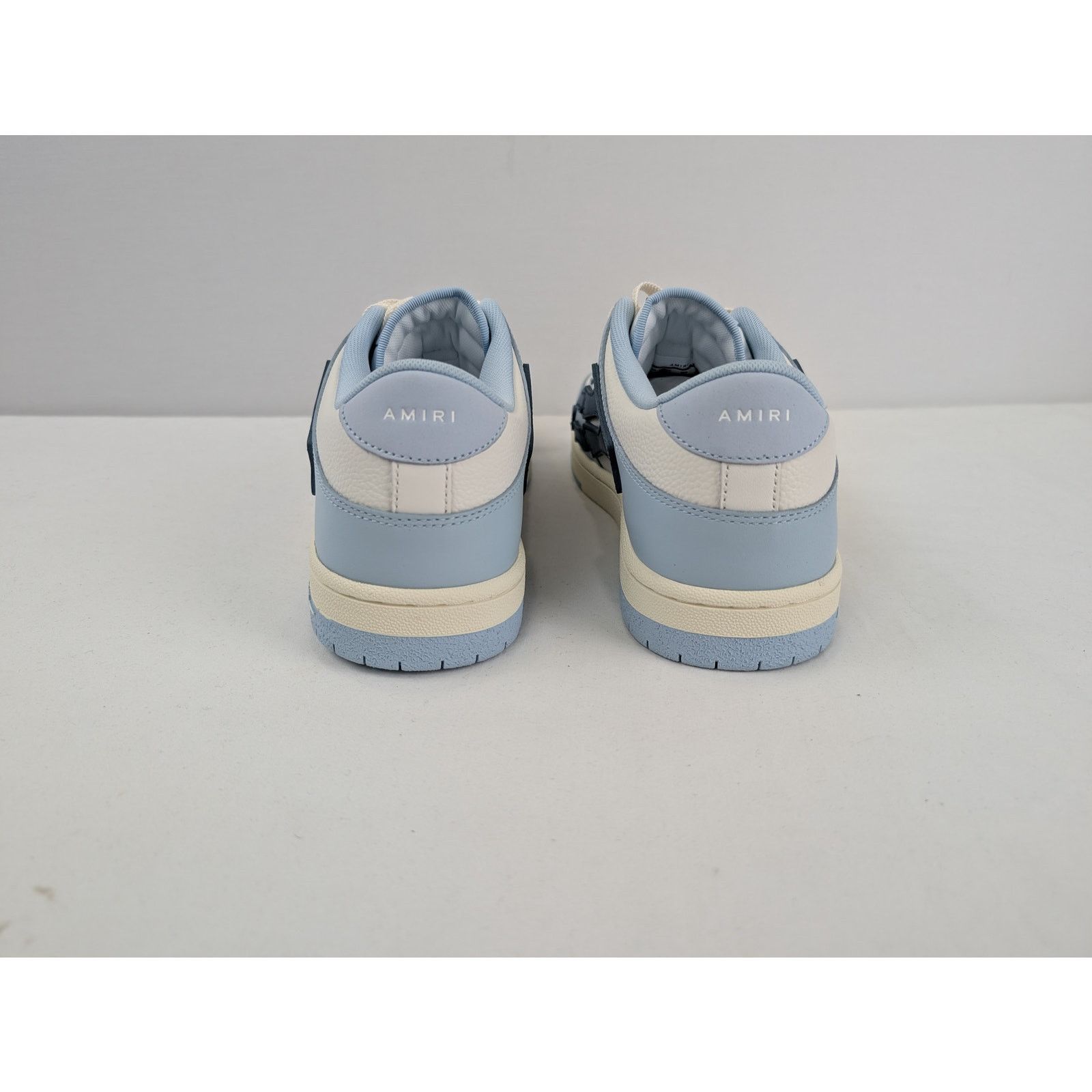 Amiri o1rshd1 Skel Top Low / Skeleton Low Top Sneakers Baby Blue Size US 12 / EU 45 - 8 Thumbnail
