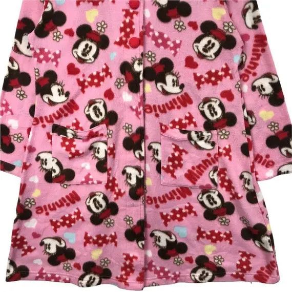Disney × Mickey Mouse Vtg MINNIE MOUSE DISNEY Full Print Blouse Pyjamas Jacket Size M / US 6-8 / IT 42-44 - 5 Thumbnail
