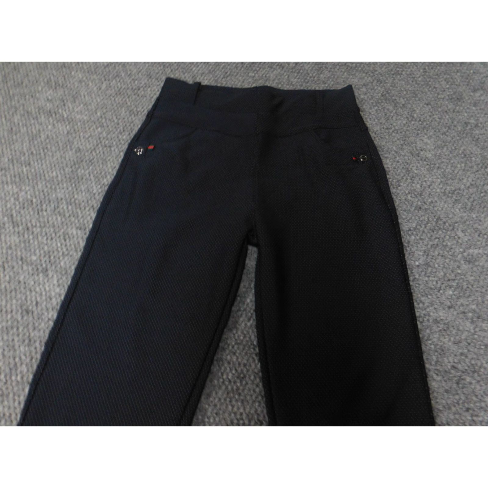 Old Navy Old Navy Women Pants 27 Blue Straight Stretch Chino Knit Zip Zipper Regular Inseam 27 in Cotton Lyocell Stretch Modern American Casual Vintage No Size 27" / US 4 / IT 40 - 7 Thumbnail