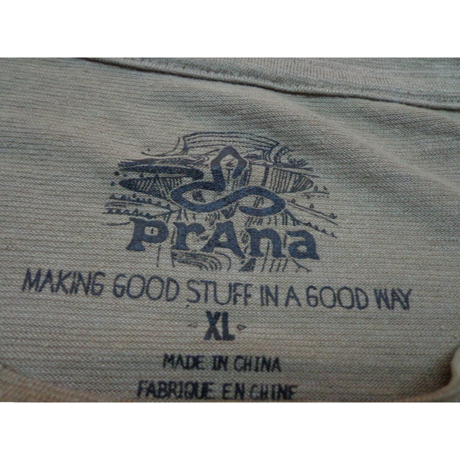 Prana prAna T Shirt Mens XL Solid Brown Size US XL / EU 56 / 4 - 3 Thumbnail