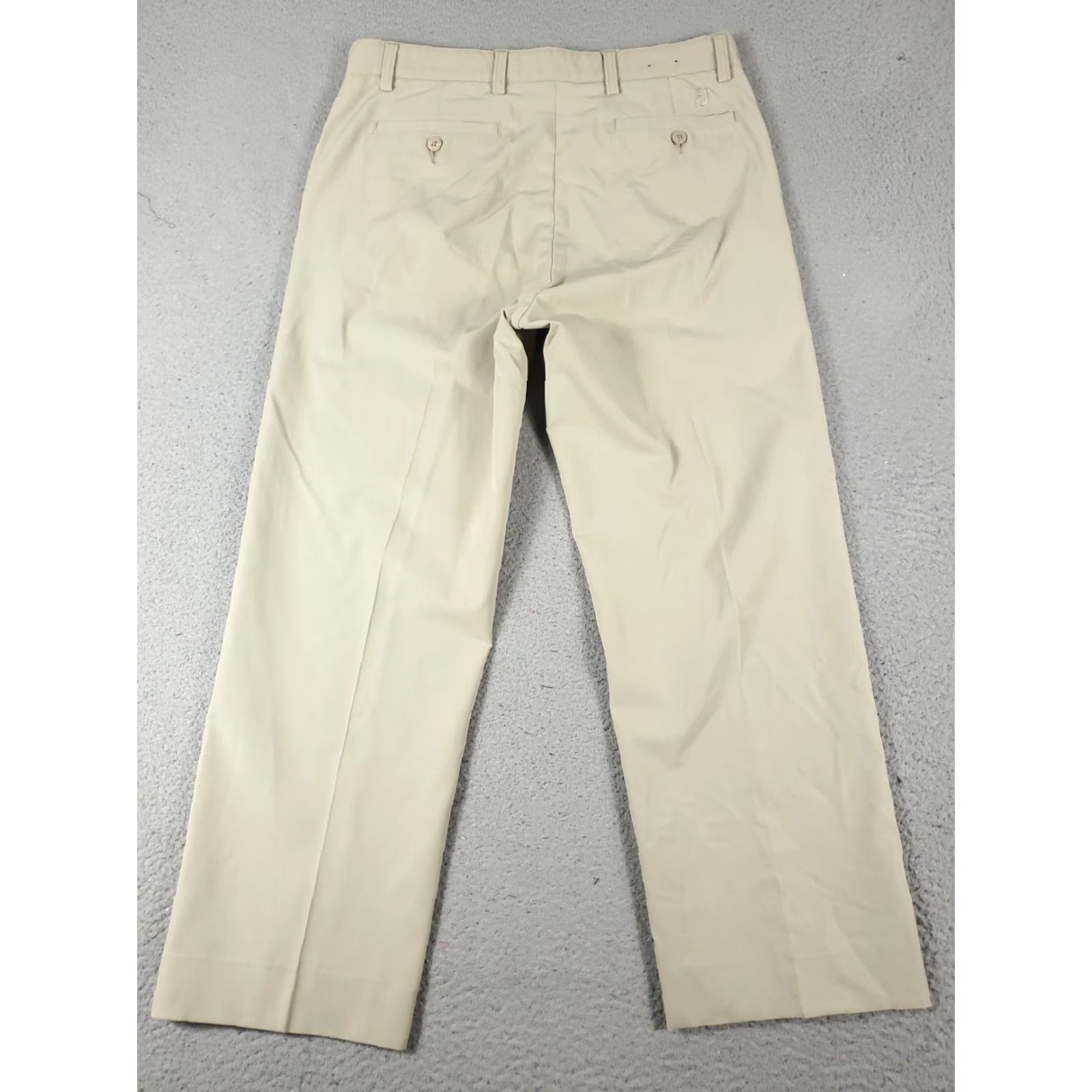 Footjoy FootJoy Chino Pants Mens 34x30 Beige Flat Front Stretch Trousers Size US 34 / EU 50 - 6 Thumbnail