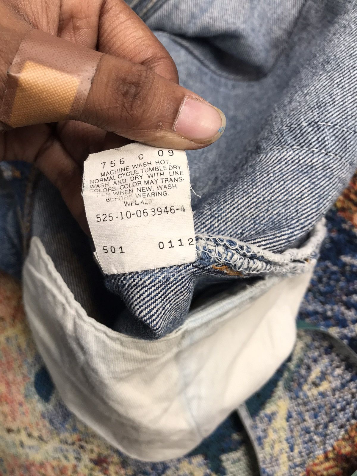 Levi's Vintage Levi’s reworked 501 denim Size US 36 / EU 52 - 12 Thumbnail