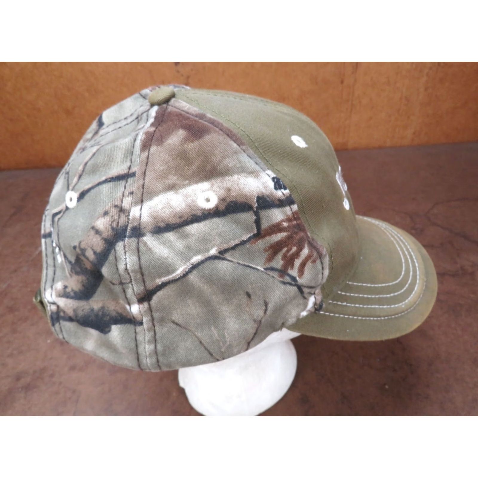 Jeep HaT Adjustable VTG Camo Distressed JEEP hunting baseball trucker cap Size ONE SIZE - 4 Thumbnail