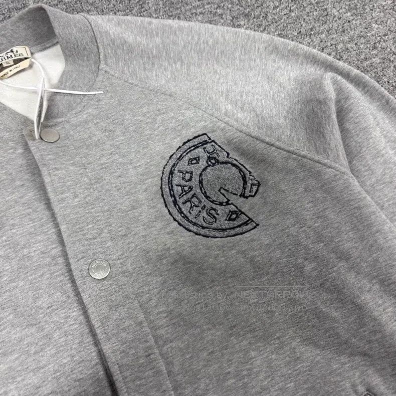 Hermes Hermes Saddle-stud embroidery baseball jacket Size XL / US 12-14 / IT 48-50 - 4 Thumbnail