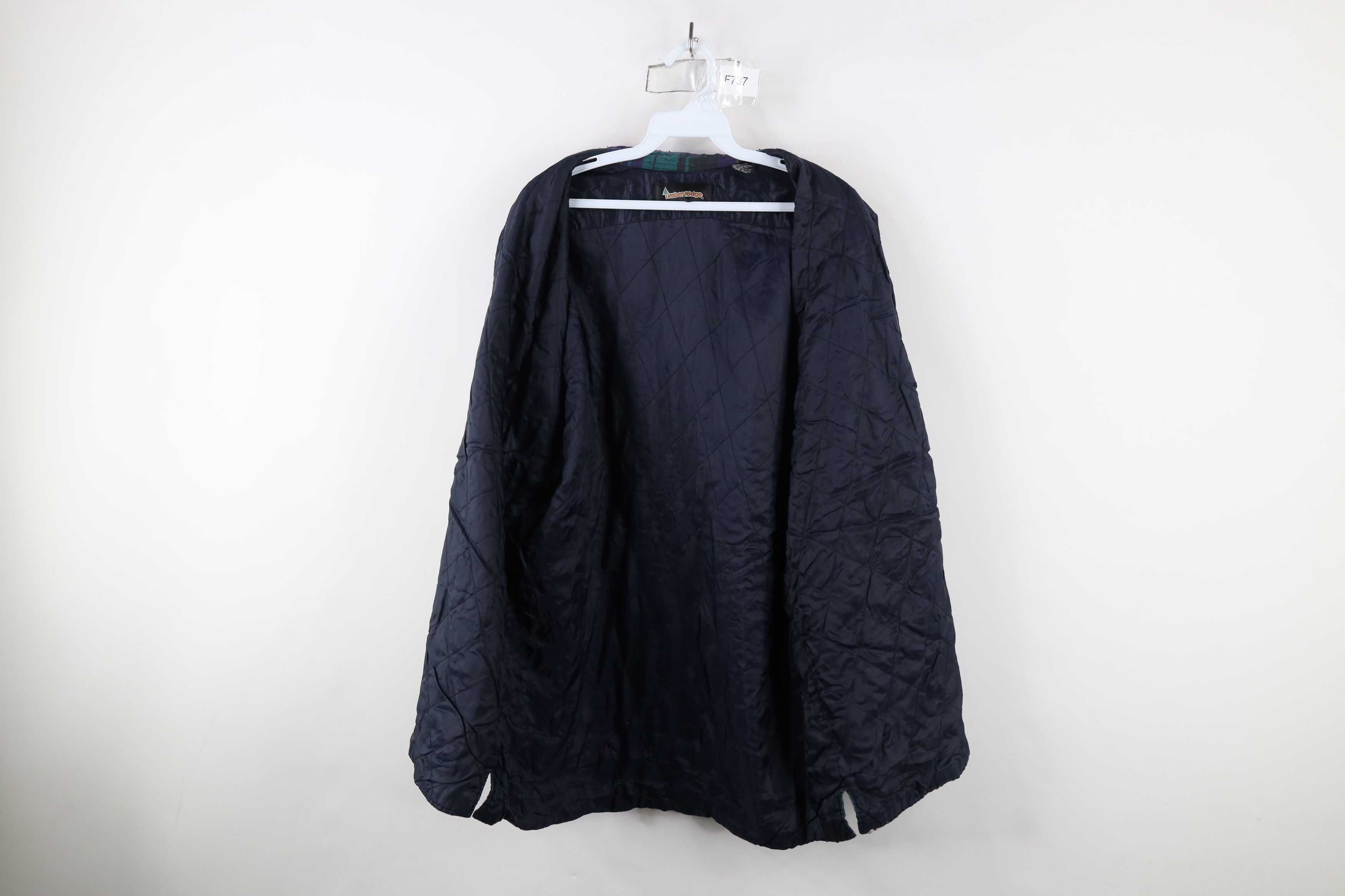 Vintage Vintage 90s Streetwear Quilted Flannel Button Shirt Jacket Size US L / EU 52-54 / 3 - 13 Thumbnail