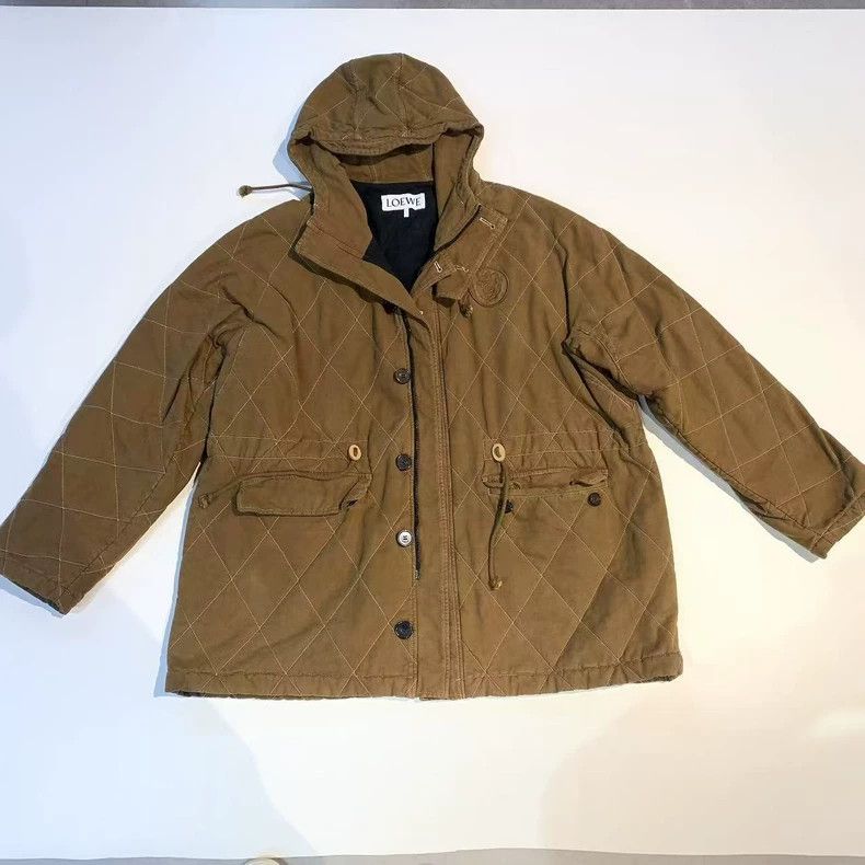 Loewe LOEWE FW21 Pure color quilting long sleeve polo shirt. Men Size US XL / EU 56 / 4 - 1 Thumbnail