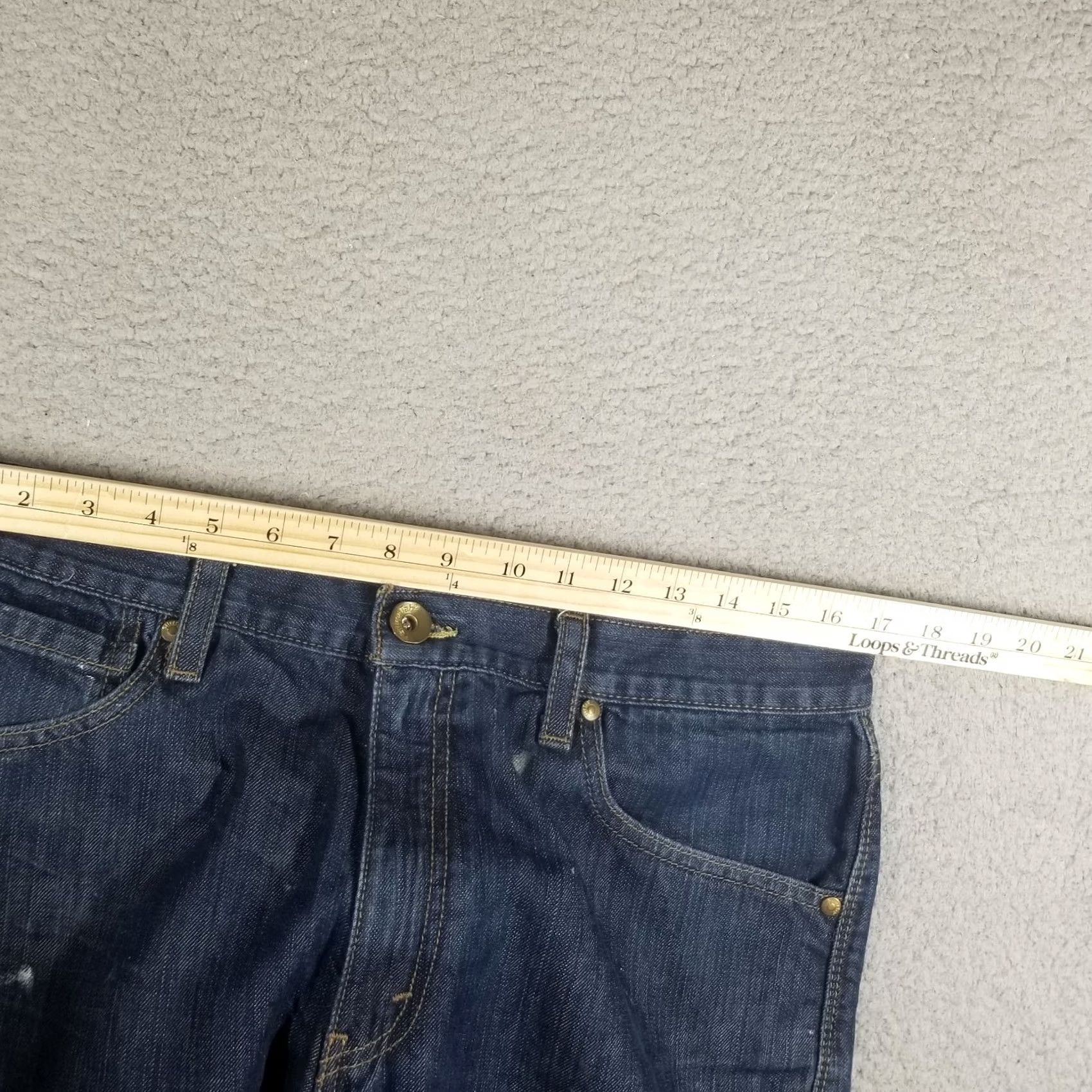Levi's Levis Silvertab Jeans Shorts 34 Blue Denim 5-Pocket Relaxed Fit Vintage Y2K Grunge Hip Hop 90s Mens Shorts 34x18 Size US 34 / EU 50 - 5 Thumbnail
